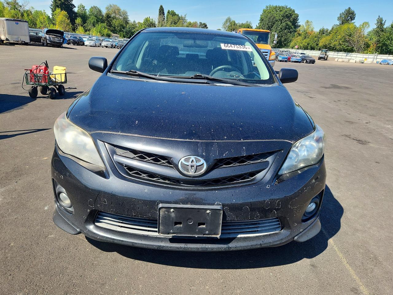 2012 Toyota Corolla S Black vin: 2T1BU4EE3CC765271