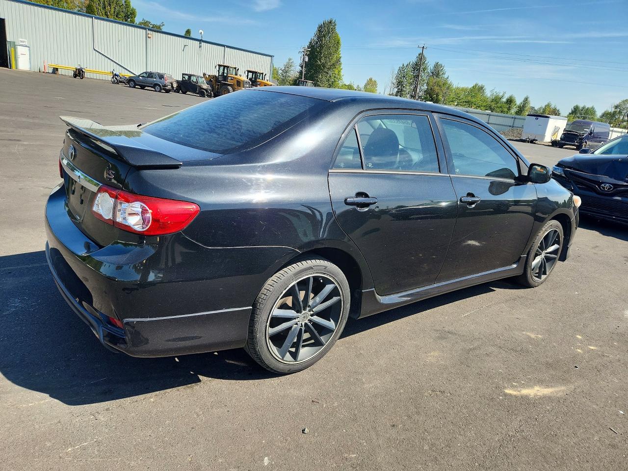 2012 Toyota Corolla S Black vin: 2T1BU4EE3CC765271