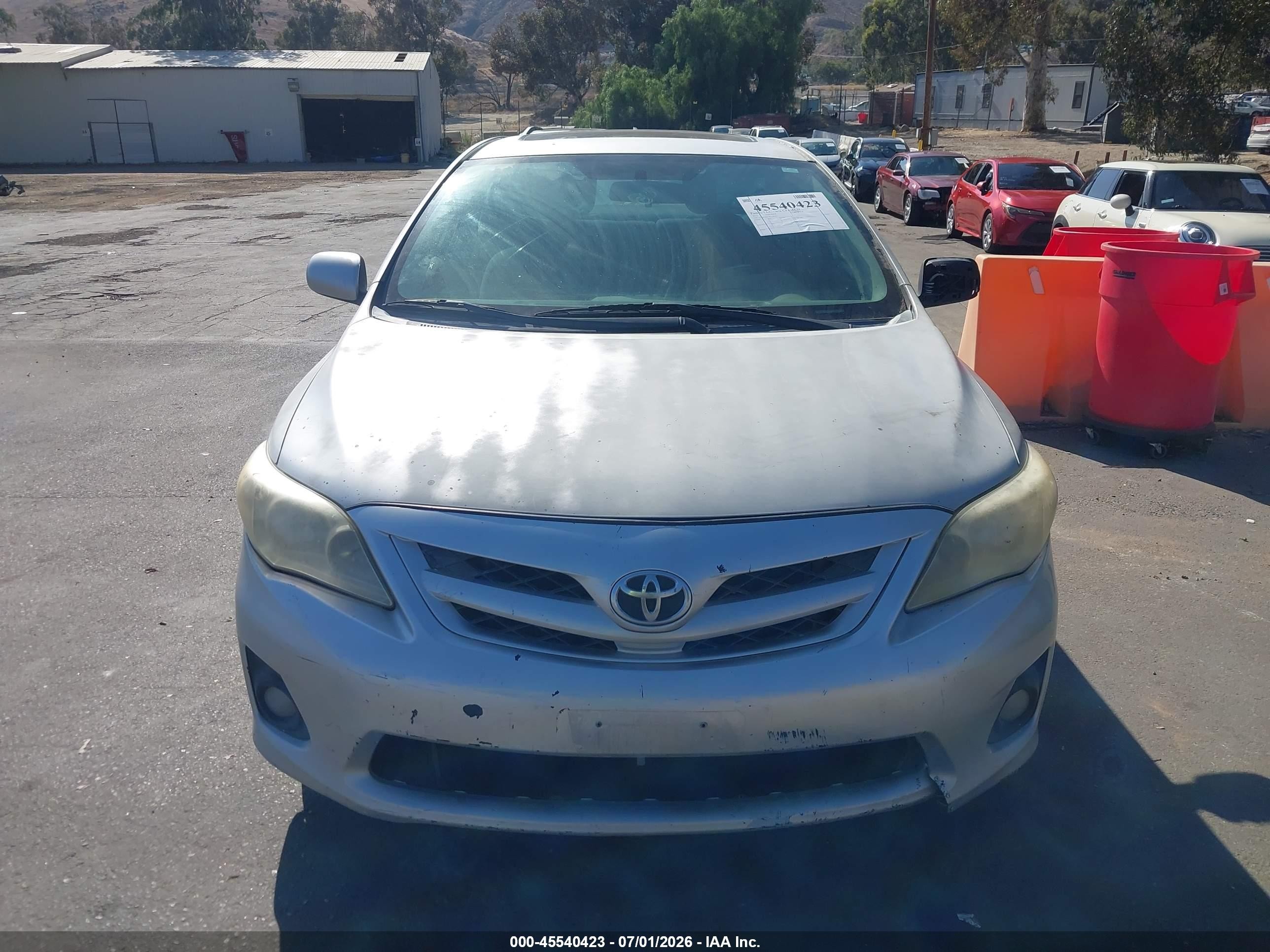 2012 Toyota Corolla Le Silver vin: 2T1BU4EE3CC767635