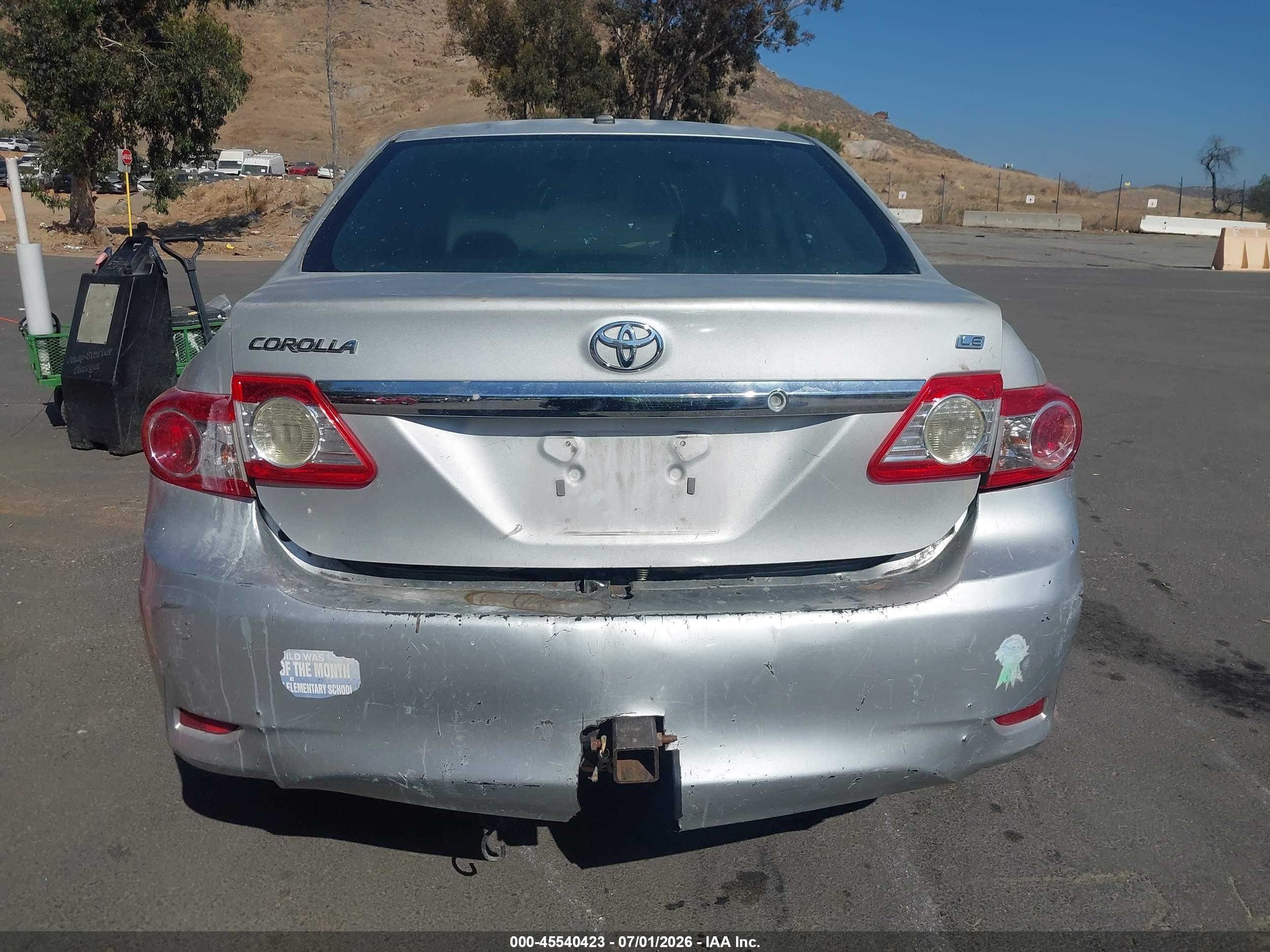 2012 Toyota Corolla Le Silver vin: 2T1BU4EE3CC767635