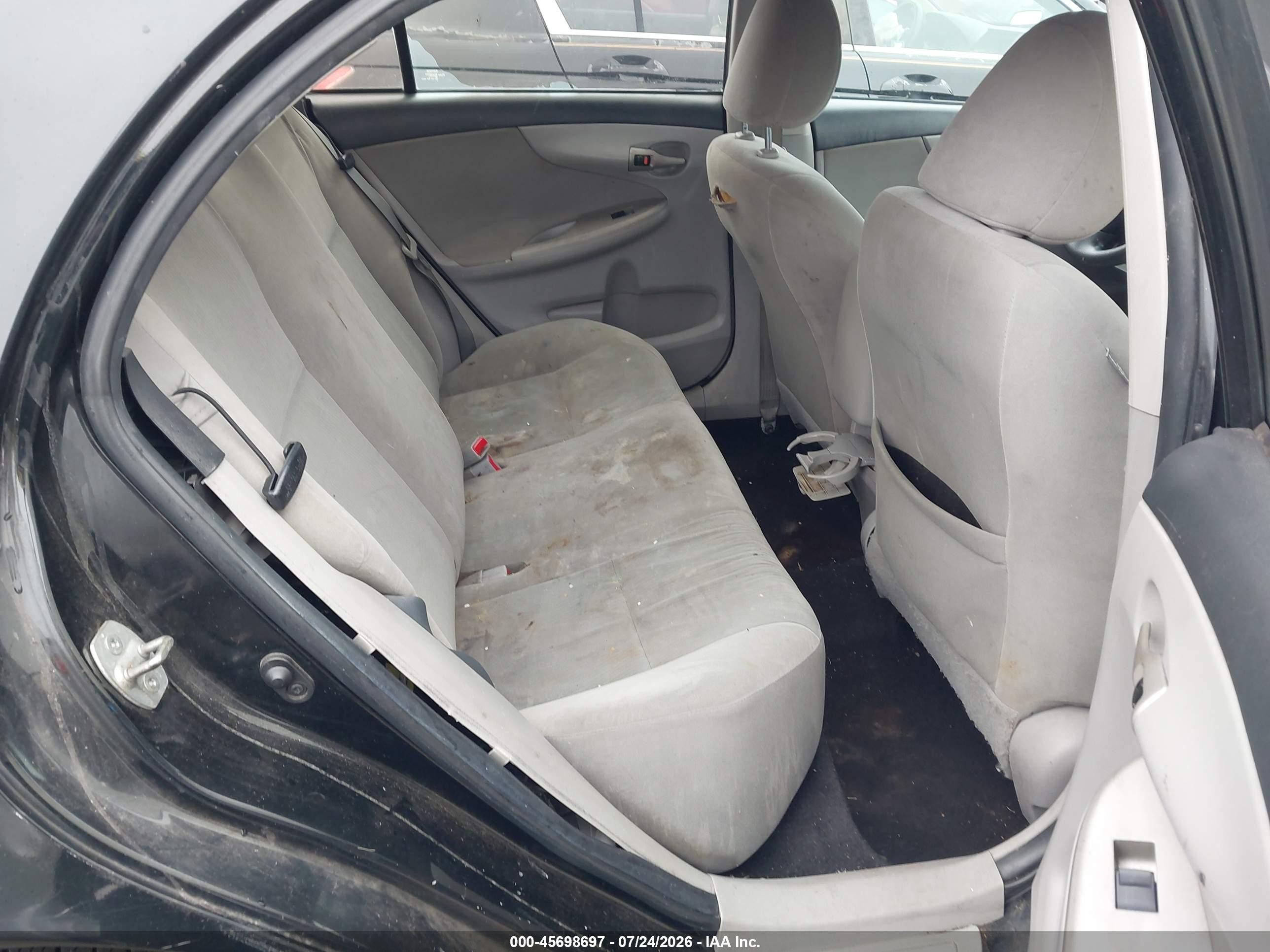 2012 Toyota Corolla Le Black vin: 2T1BU4EE3CC782412