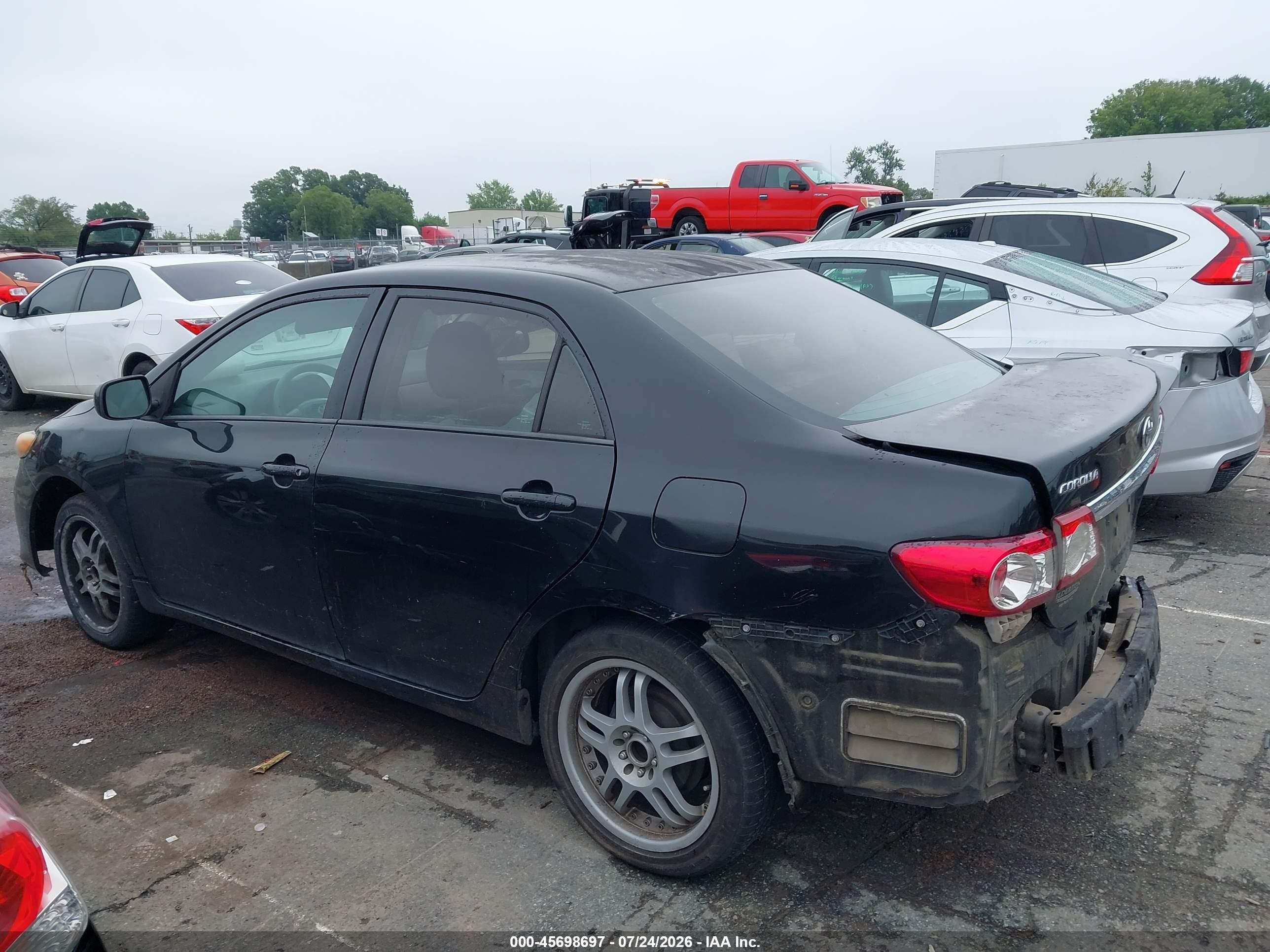 2012 Toyota Corolla Le Black vin: 2T1BU4EE3CC782412