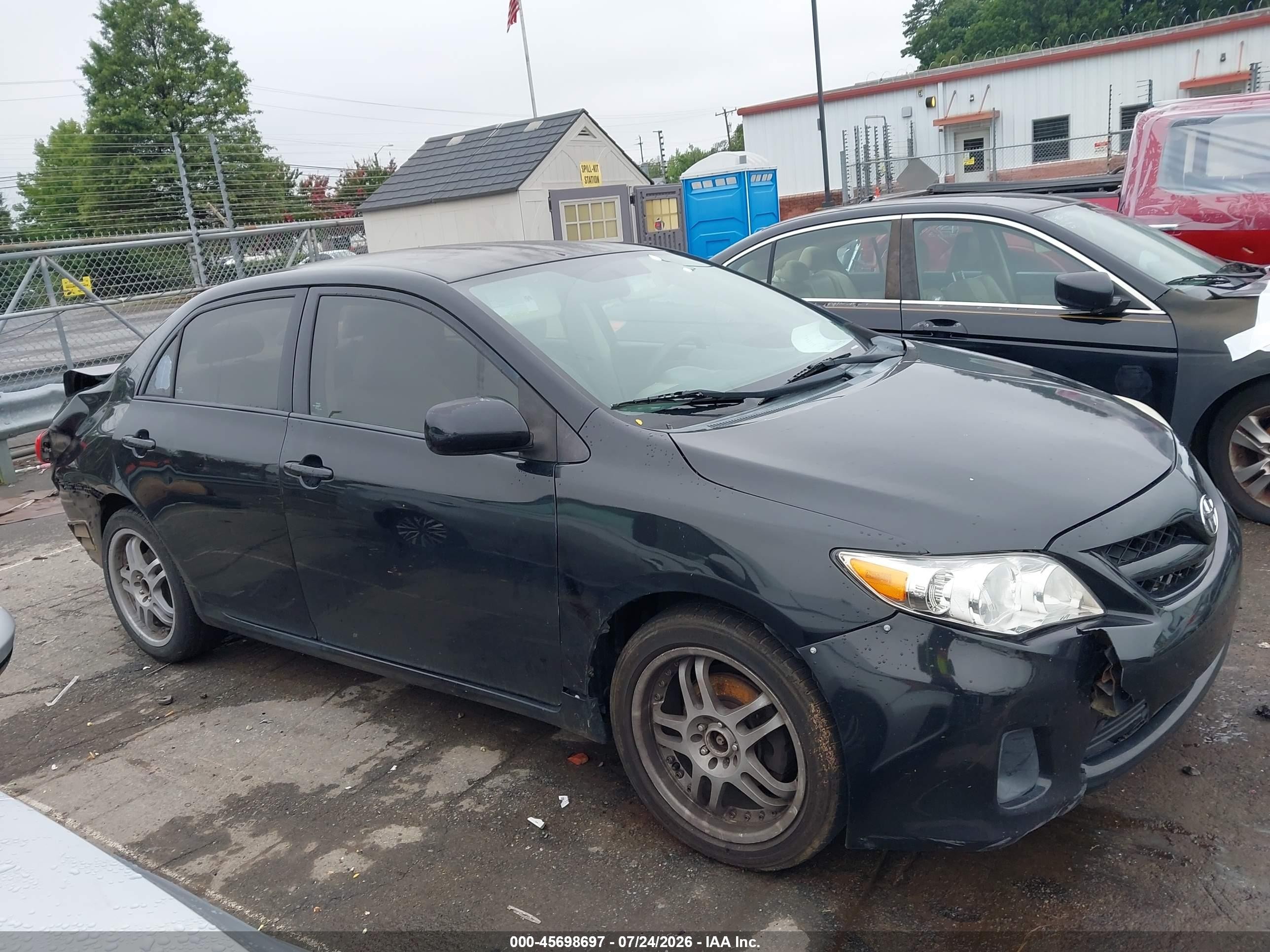 2012 Toyota Corolla Le Black vin: 2T1BU4EE3CC782412