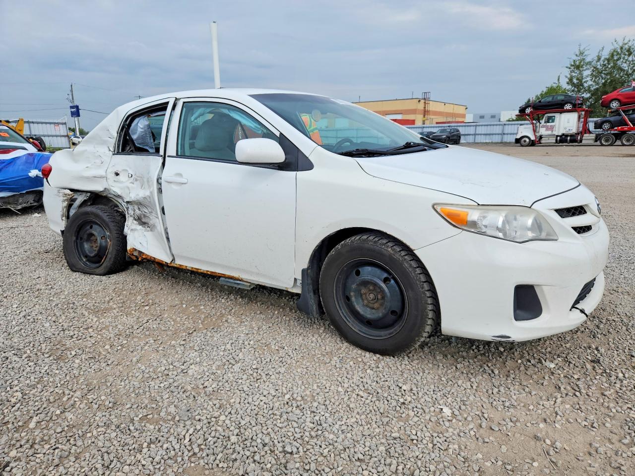 2012 Toyota Corolla Base White vin: 2T1BU4EE3CC783852