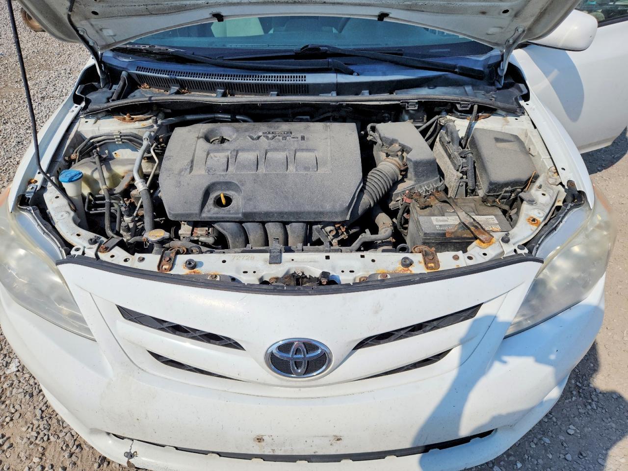 2012 Toyota Corolla Base White vin: 2T1BU4EE3CC783852