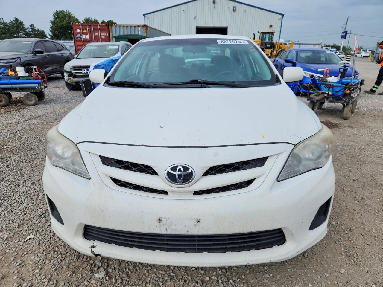 2012 Toyota Corolla Base White vin: 2T1BU4EE3CC783852