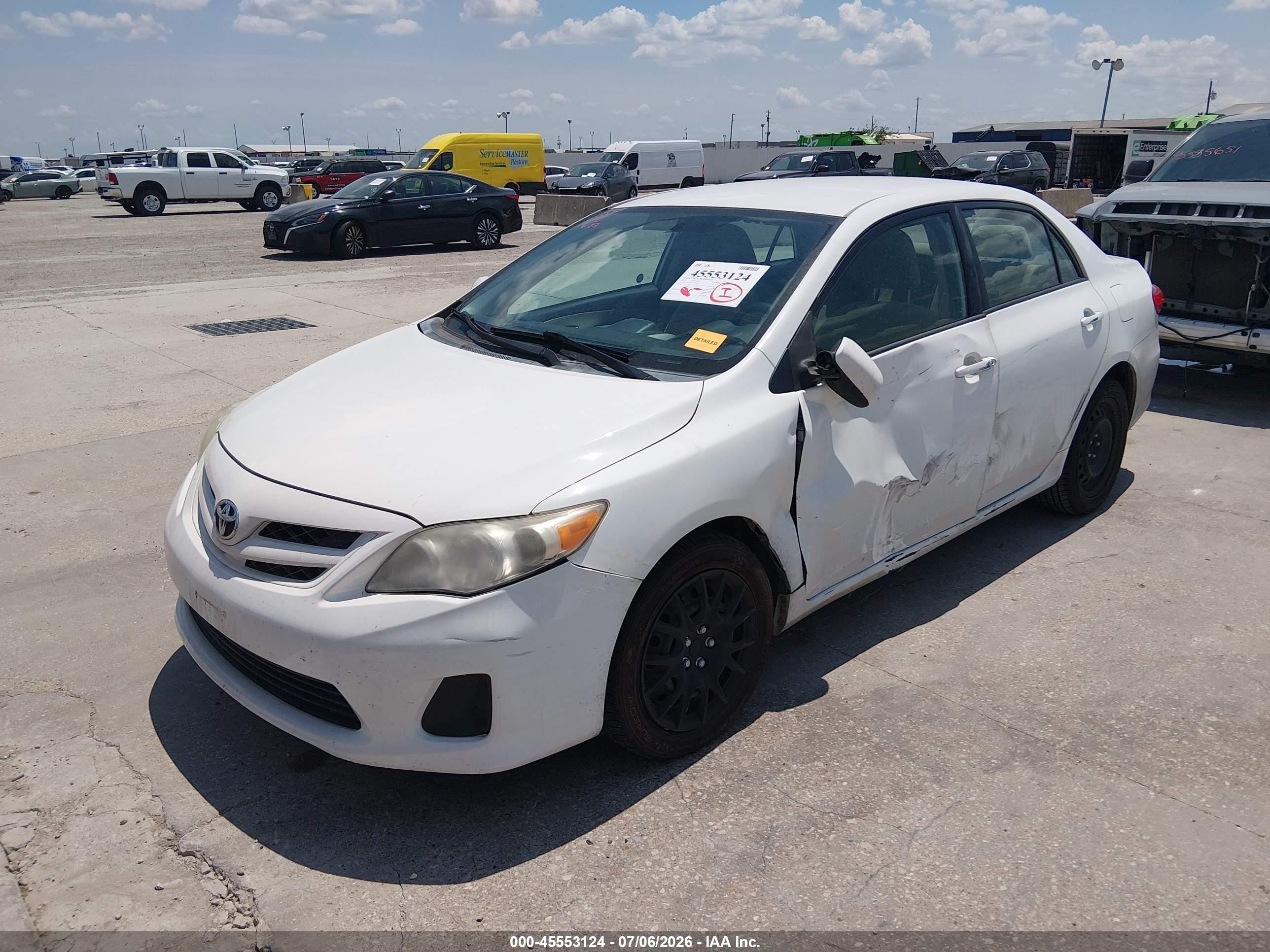2012 Toyota Corolla Le Белый vin: 2T1BU4EE3CC787352