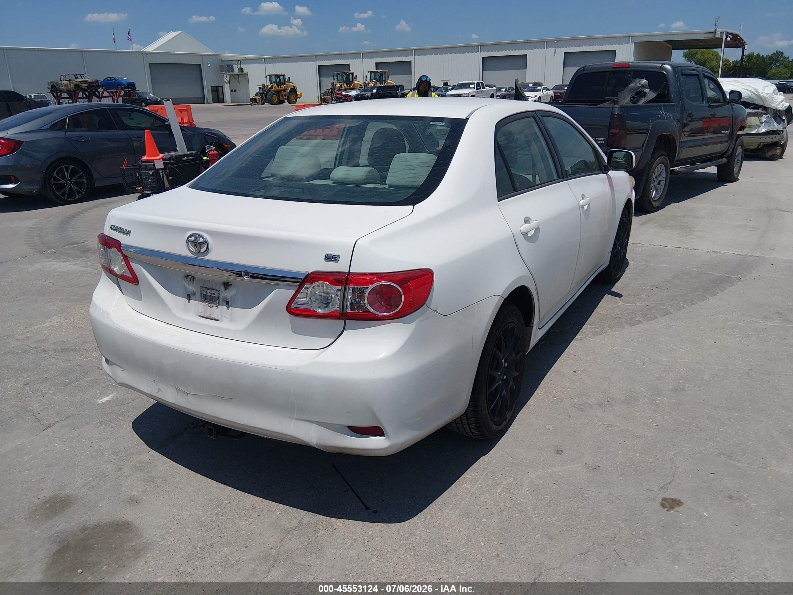 2012 Toyota Corolla Le Белый vin: 2T1BU4EE3CC787352