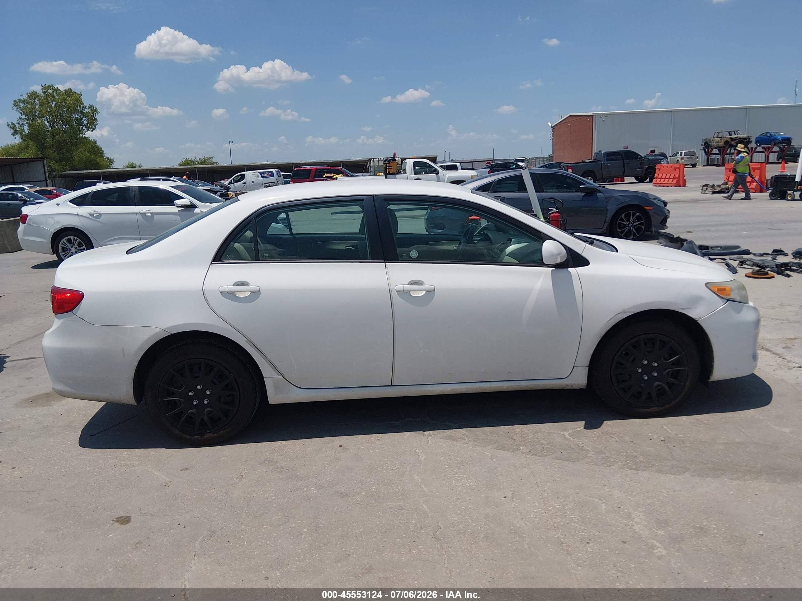 2012 Toyota Corolla Le Белый vin: 2T1BU4EE3CC787352