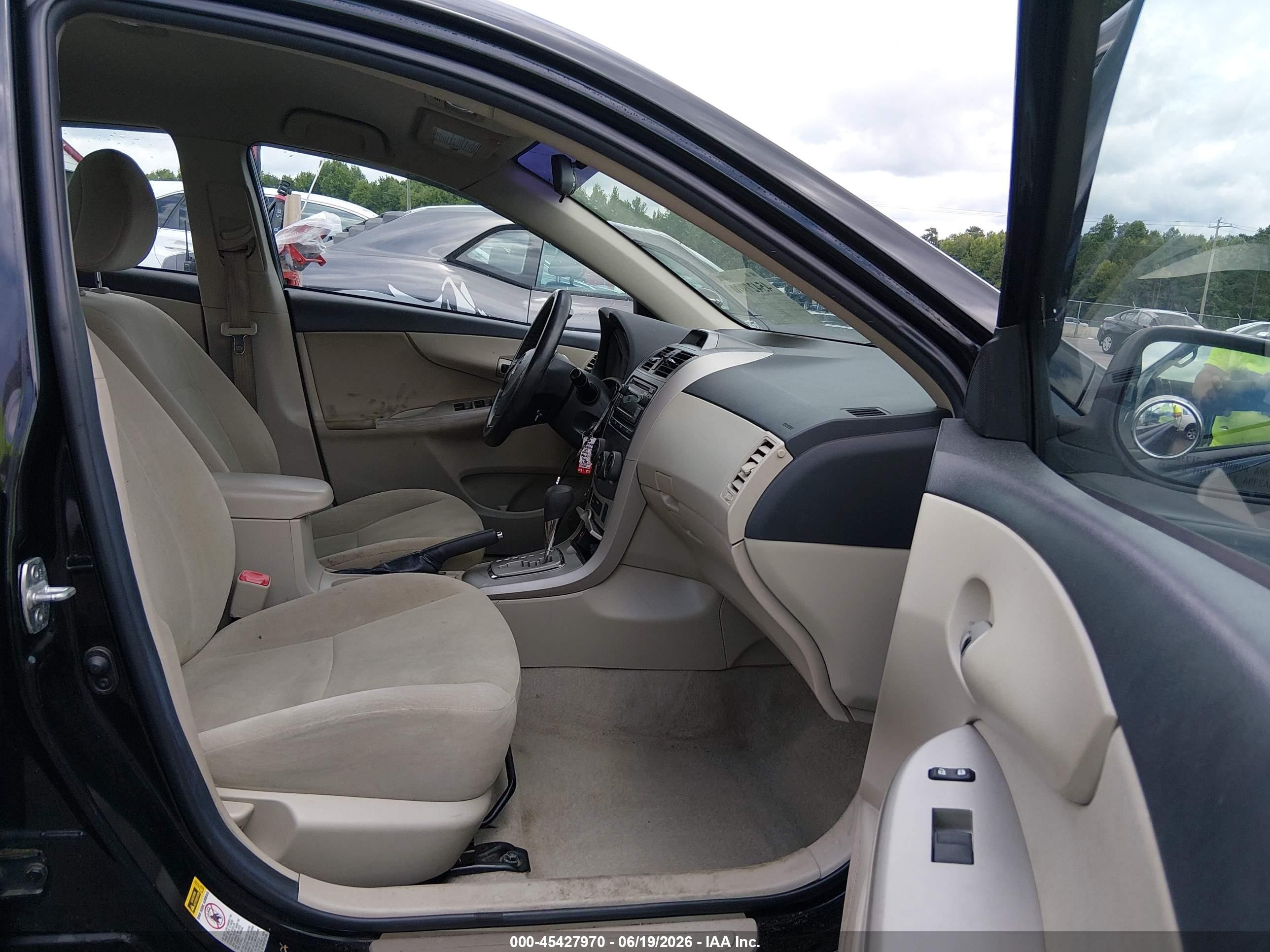 2012 Toyota Corolla Le Black vin: 2T1BU4EE3CC795094