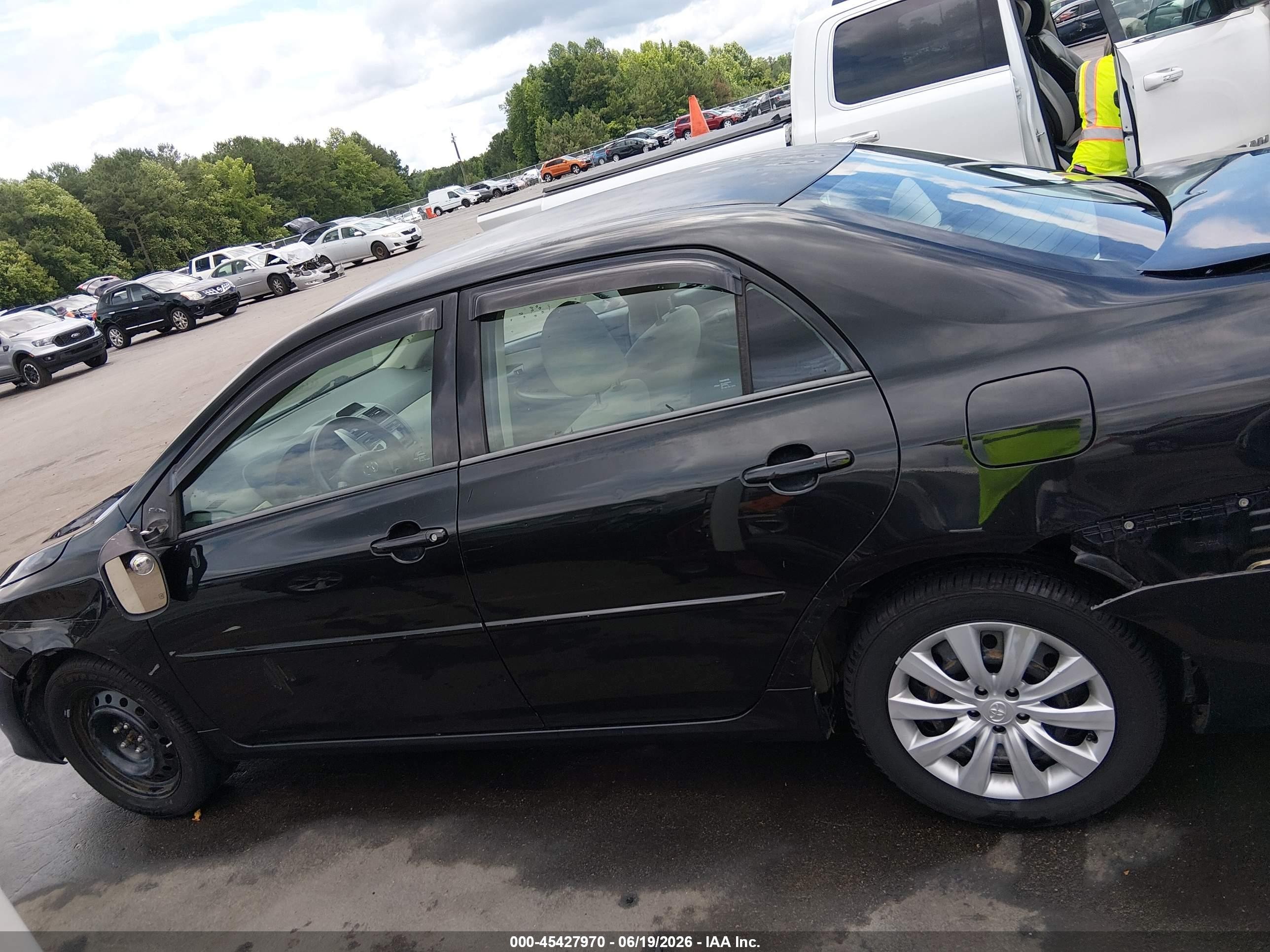2012 Toyota Corolla Le Black vin: 2T1BU4EE3CC795094