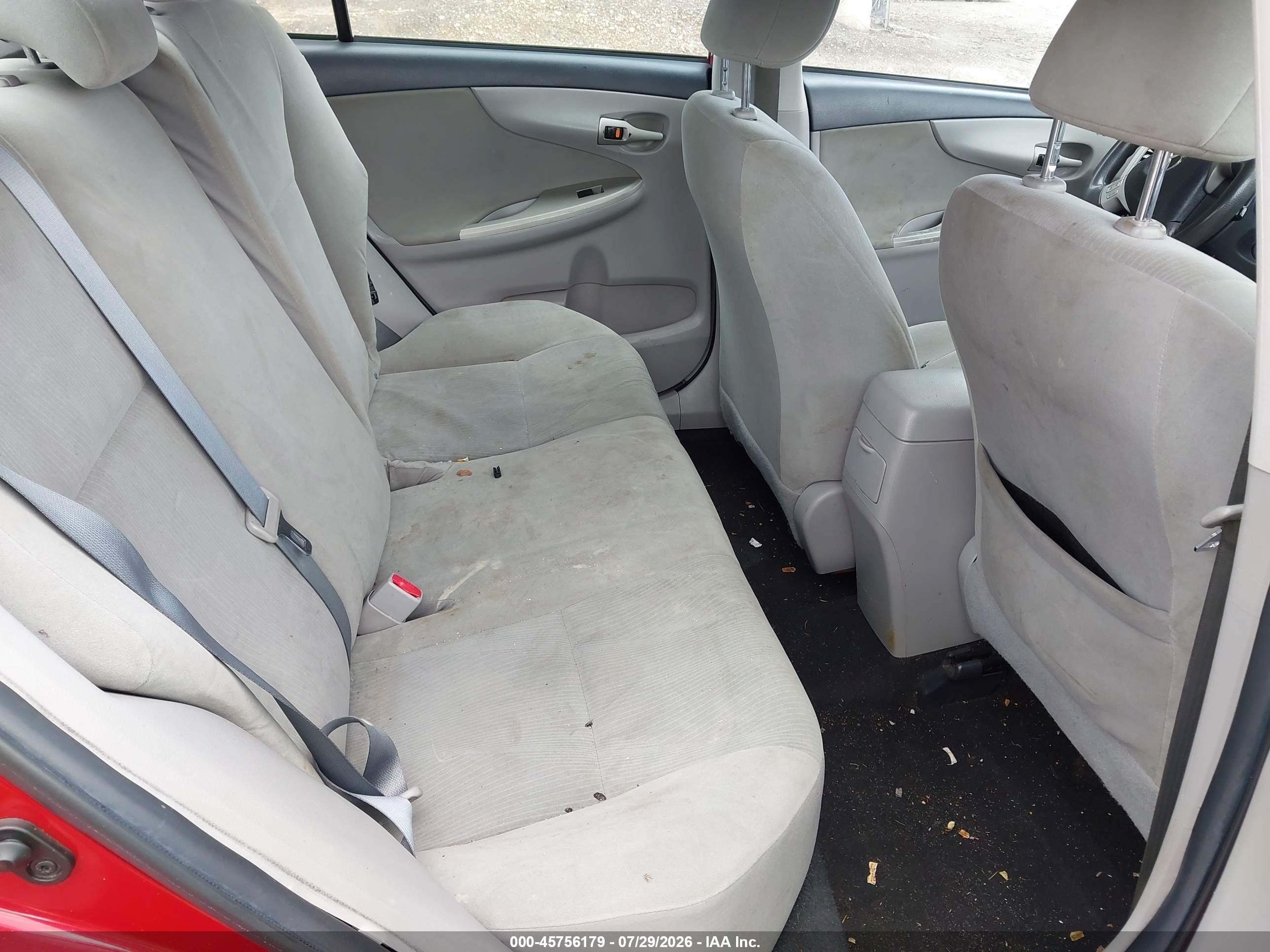 2012 Toyota Corolla Le Red vin: 2T1BU4EE3CC795726