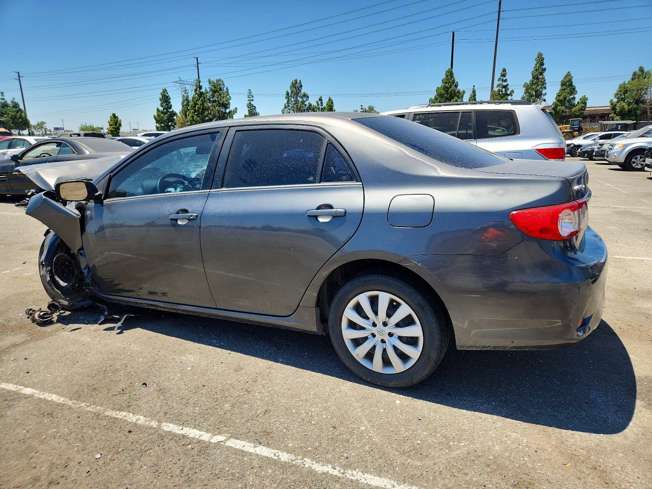 2012 Toyota Corolla Le Gray vin: 2T1BU4EE3CC798464