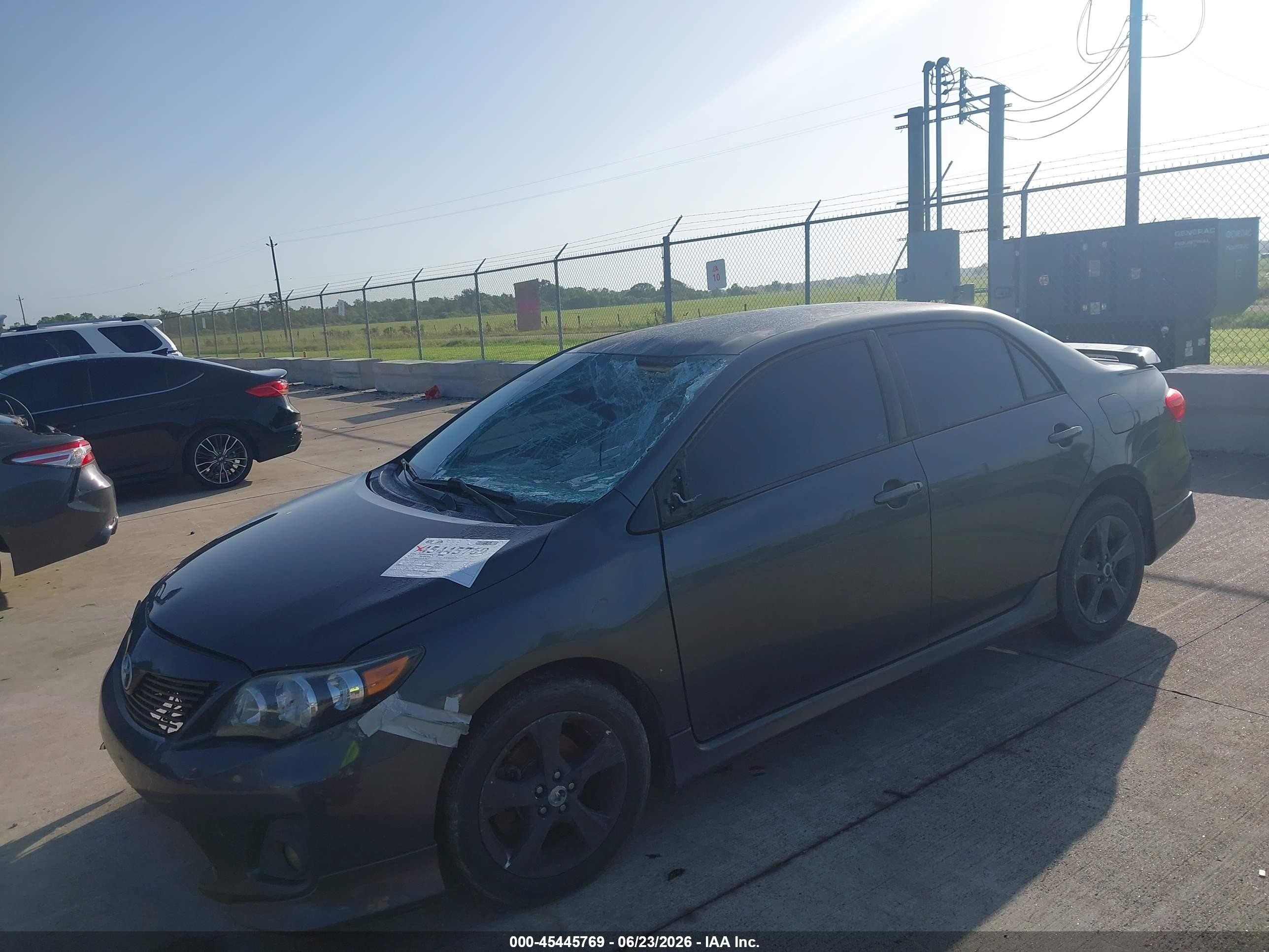 2012 Toyota Corolla S Gray vin: 2T1BU4EE3CC807504