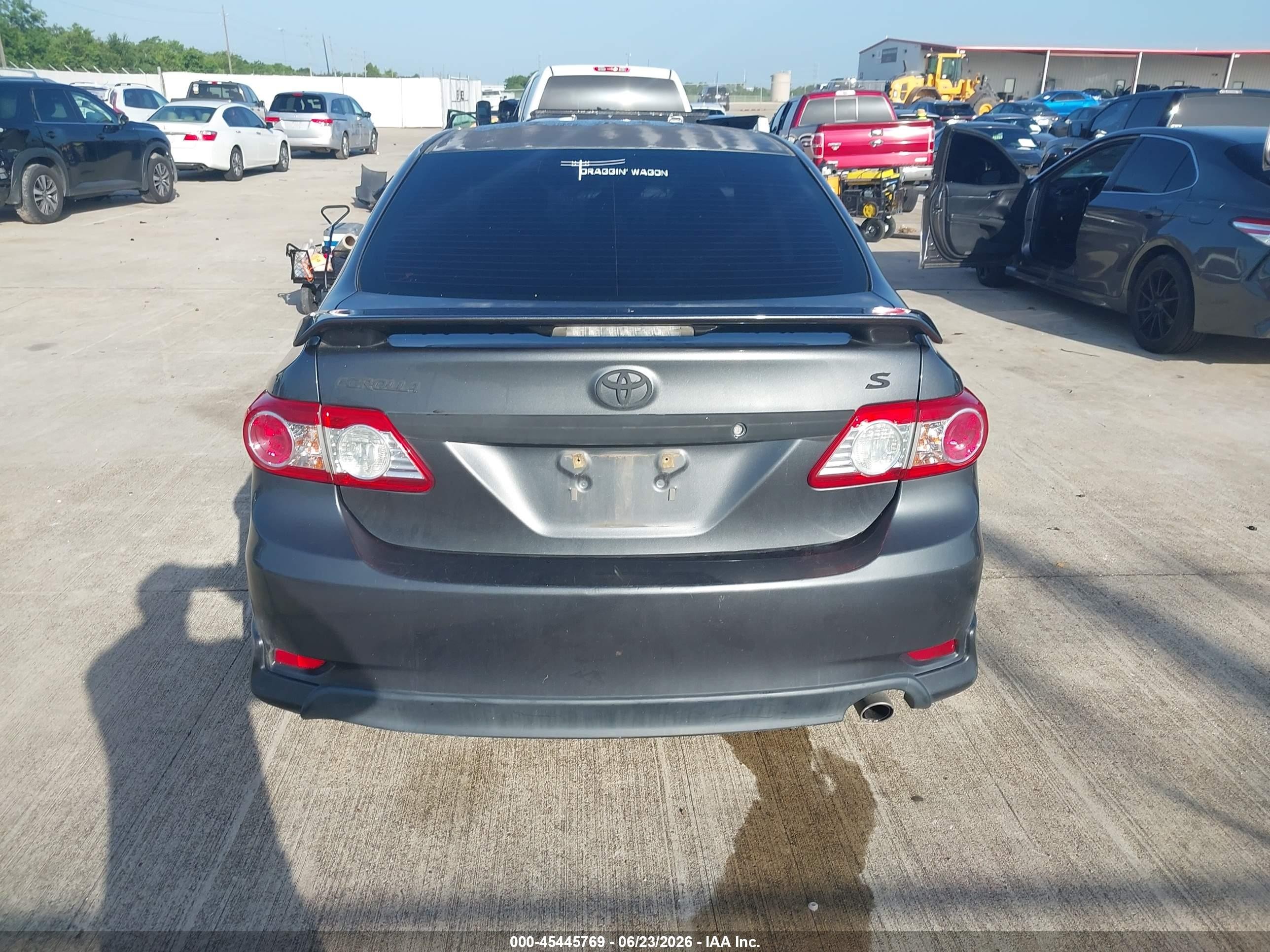 2012 Toyota Corolla S Gray vin: 2T1BU4EE3CC807504