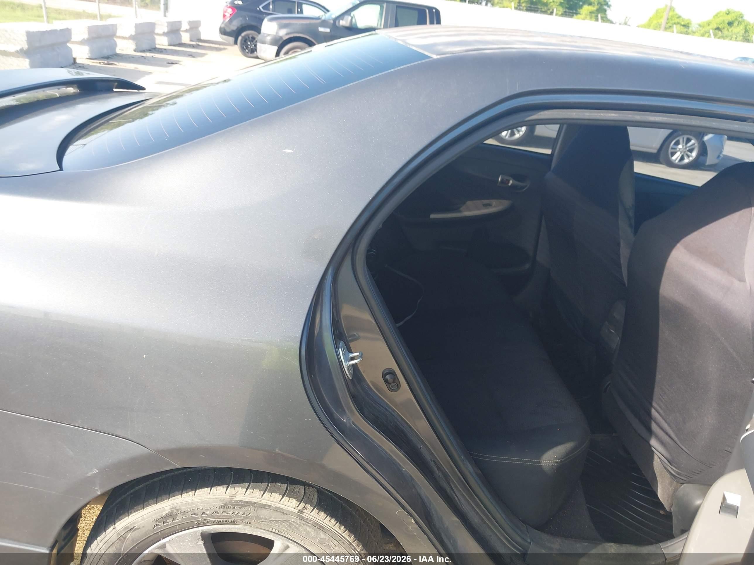 2012 Toyota Corolla S Gray vin: 2T1BU4EE3CC807504