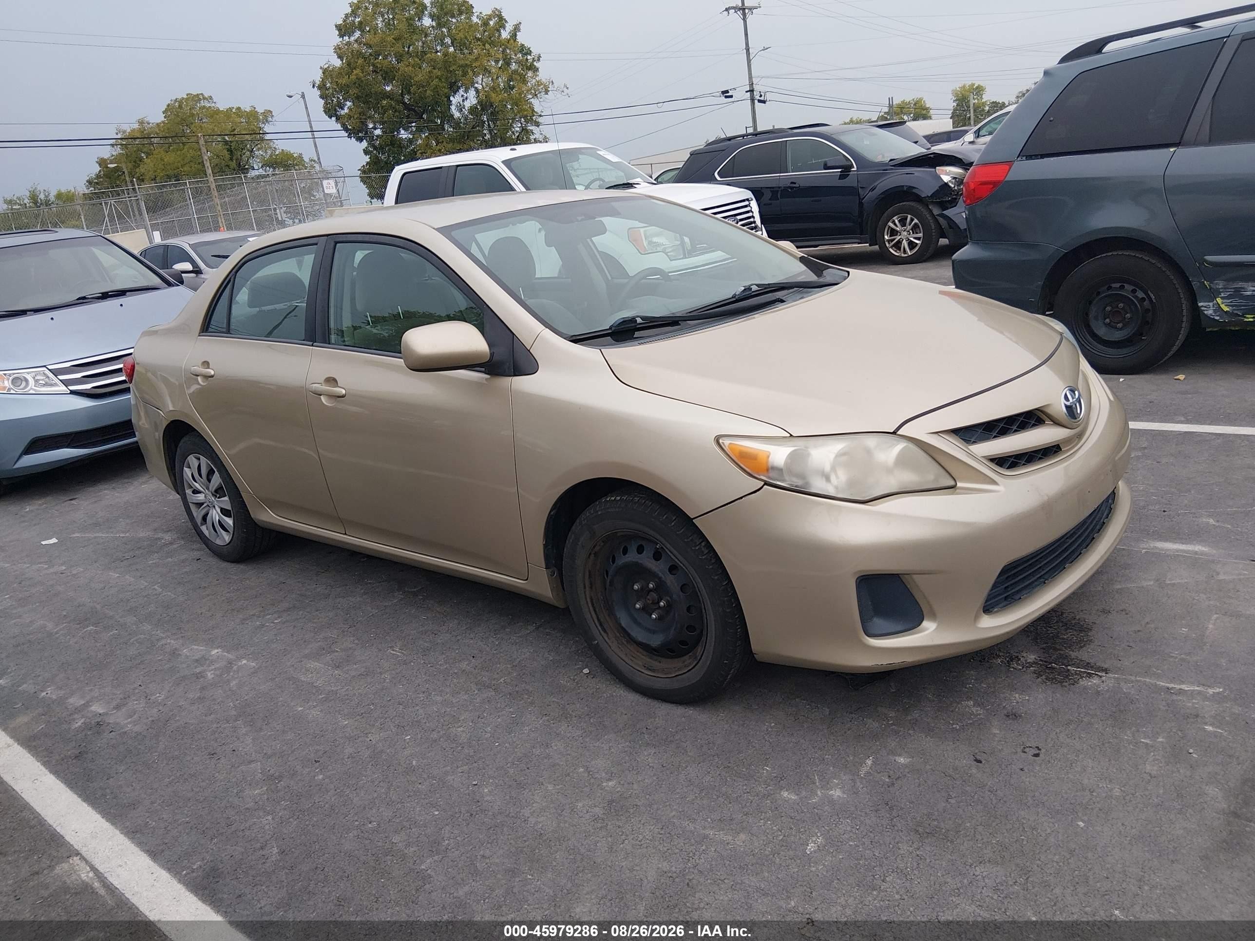 2012 Toyota Corolla Le Champagne vin: 2T1BU4EE3CC807907