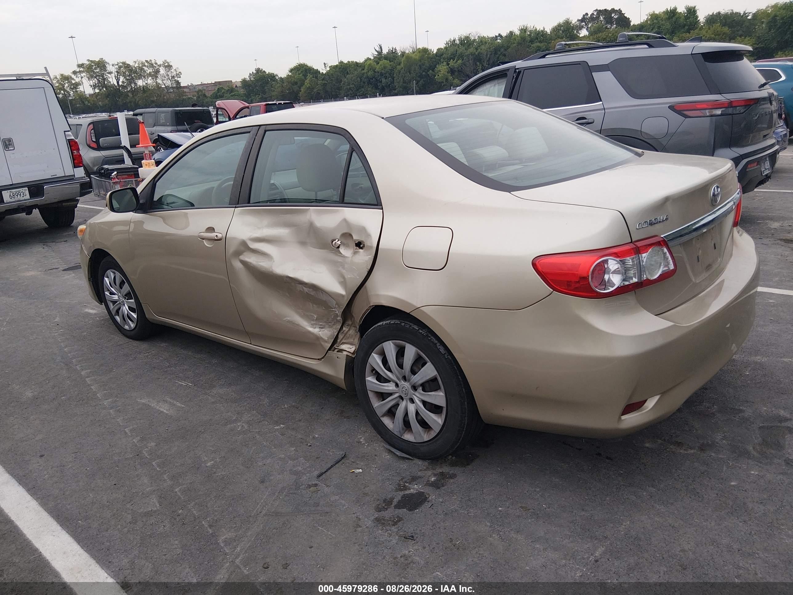 2012 Toyota Corolla Le Champagne vin: 2T1BU4EE3CC807907