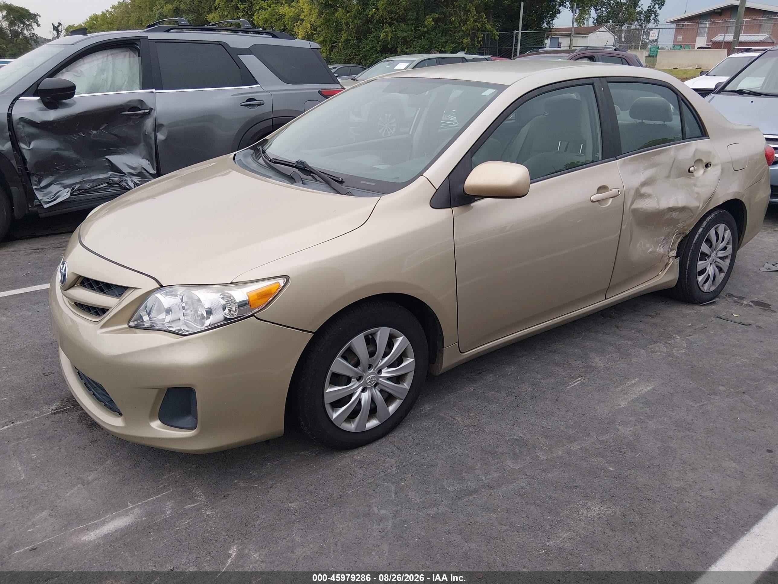 2012 Toyota Corolla Le Champagne vin: 2T1BU4EE3CC807907
