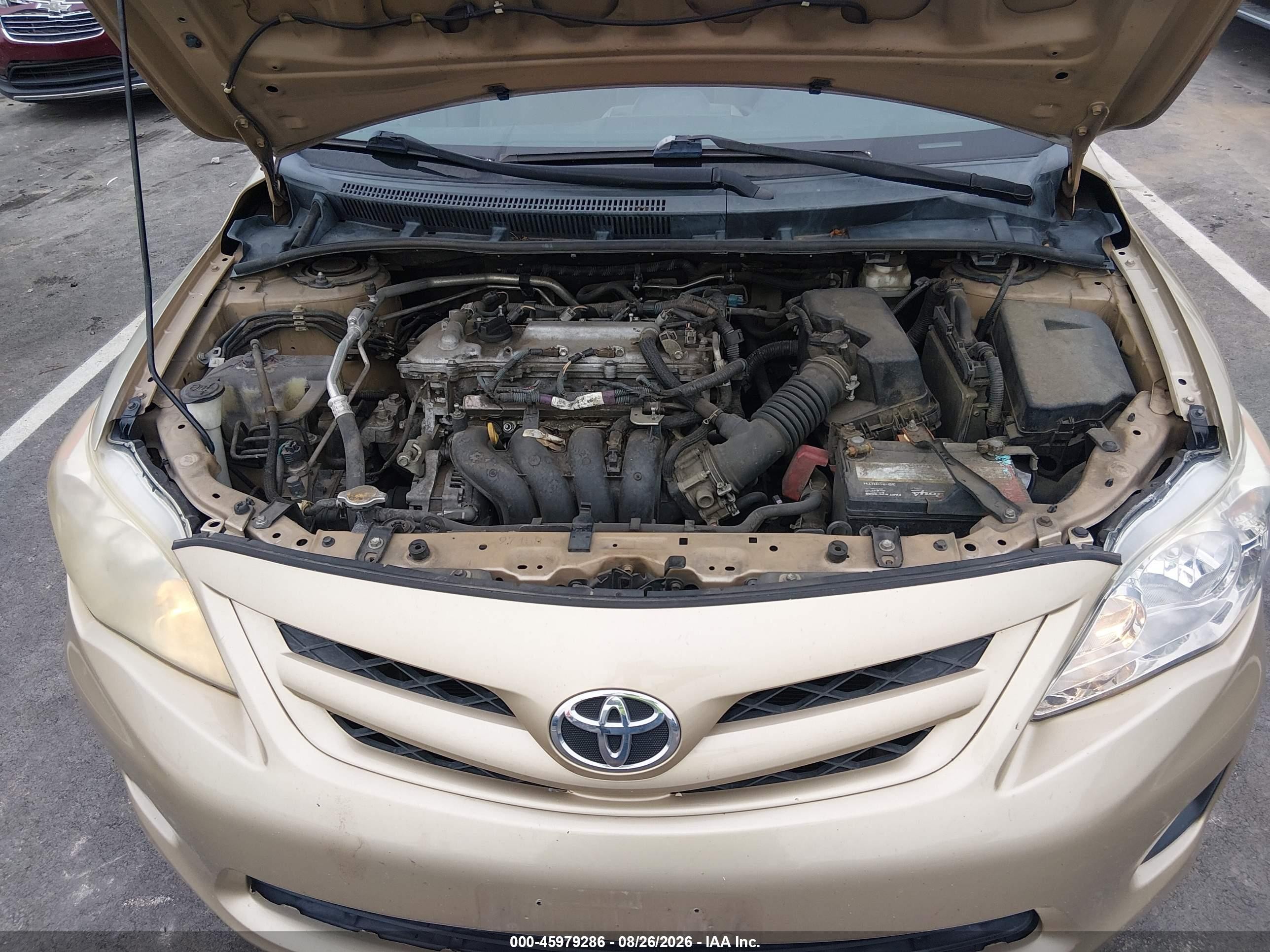2012 Toyota Corolla Le Champagne vin: 2T1BU4EE3CC807907