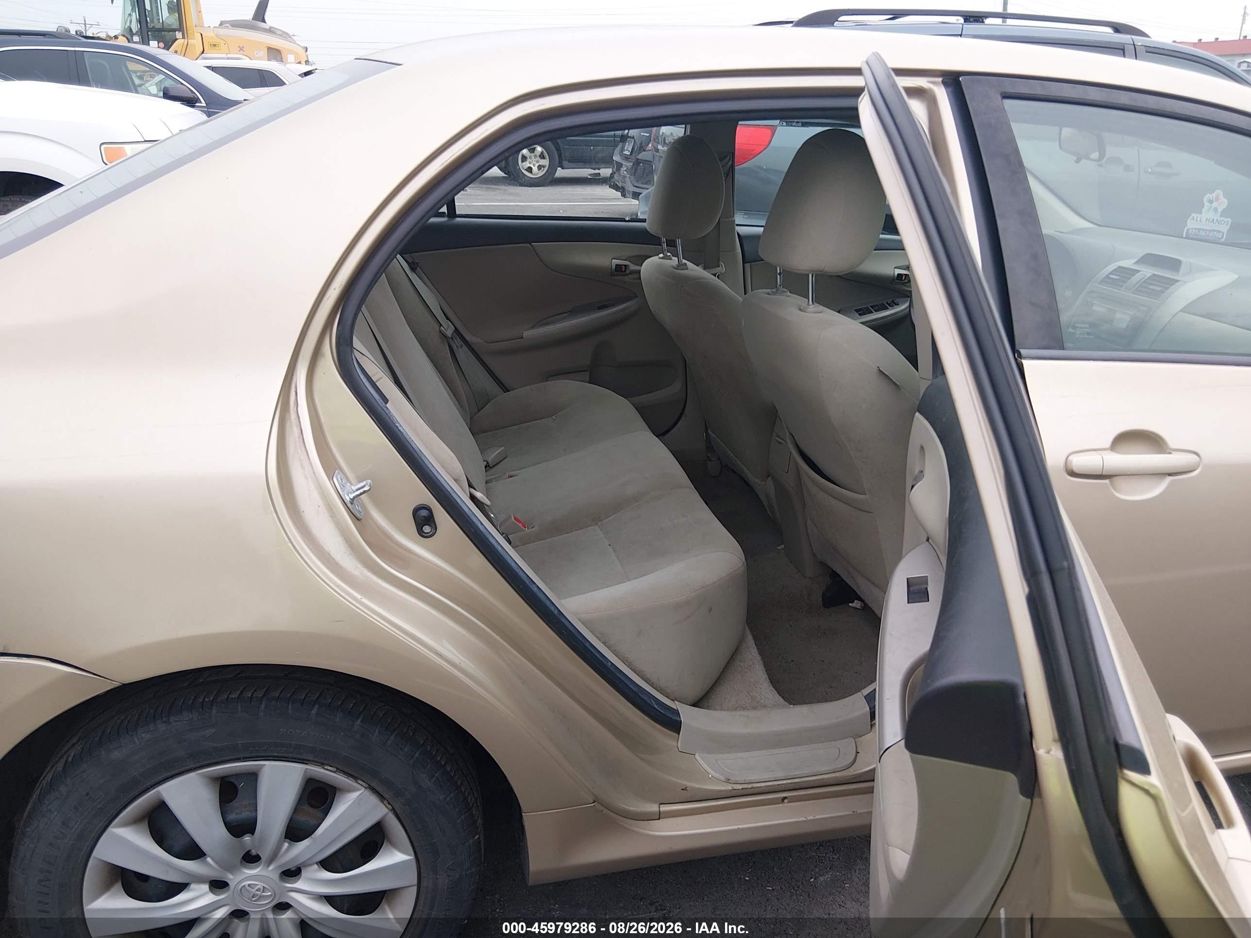 2012 Toyota Corolla Le Champagne vin: 2T1BU4EE3CC807907