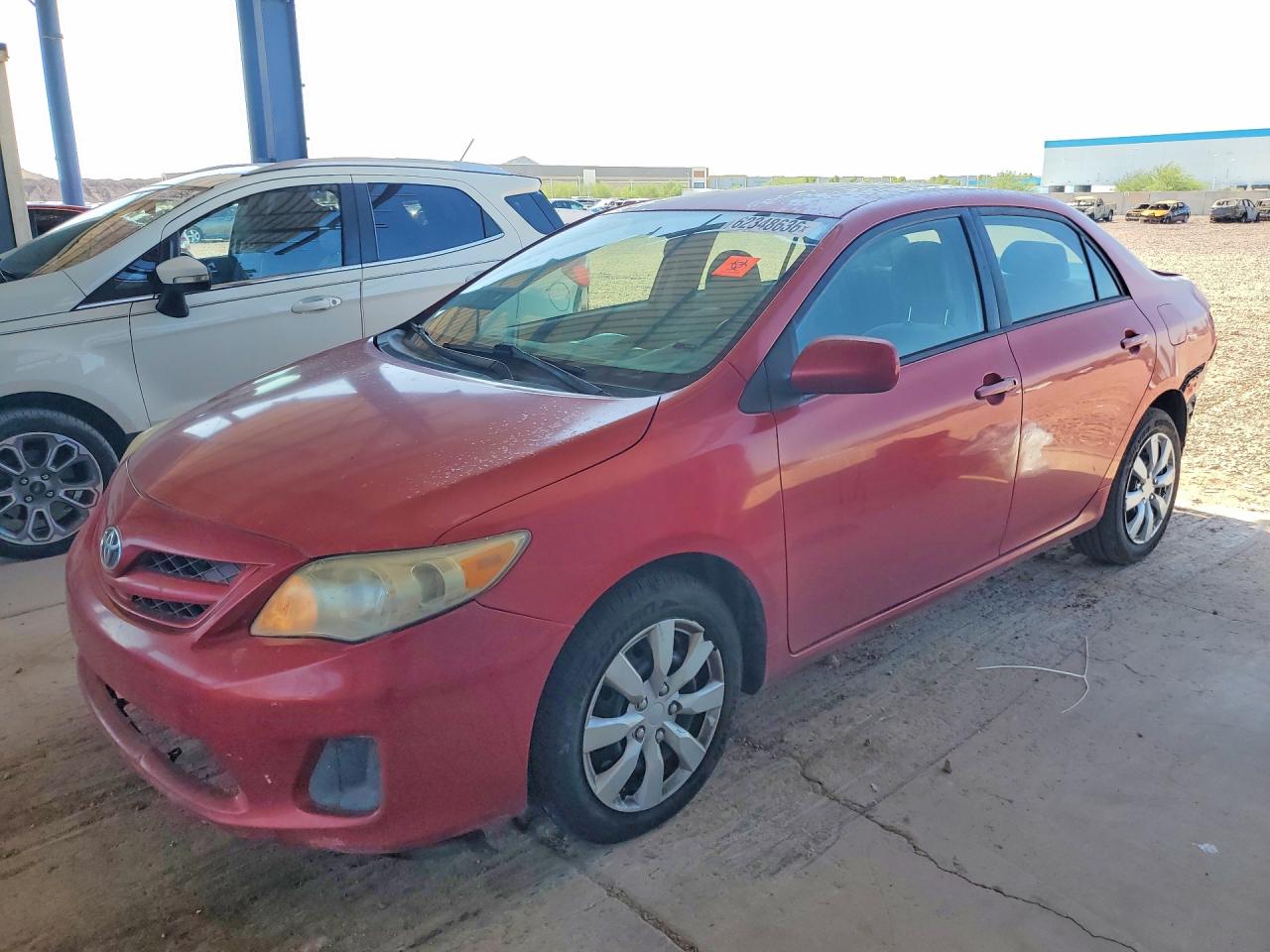 2012 Toyota Corolla Le Red vin: 2T1BU4EE3CC829292