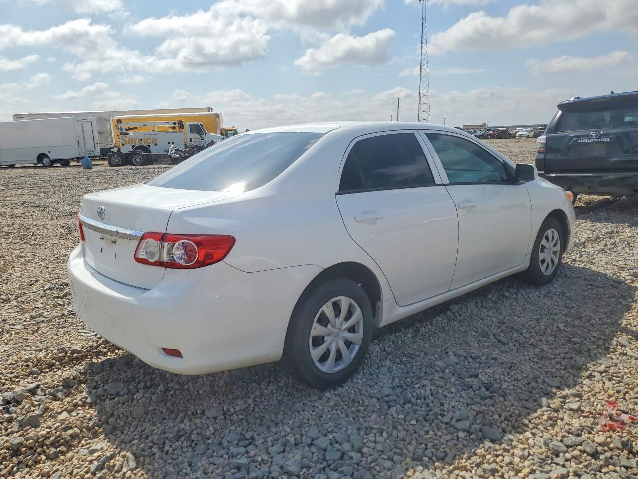 2012 Toyota Corolla L White vin: 2T1BU4EE3CC838512