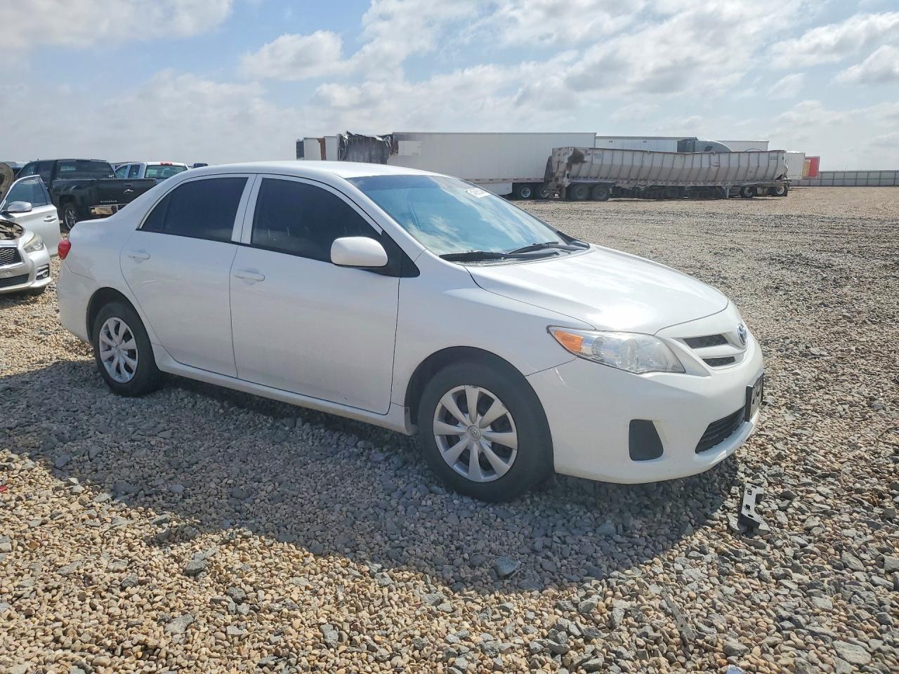 2012 Toyota Corolla L White vin: 2T1BU4EE3CC838512