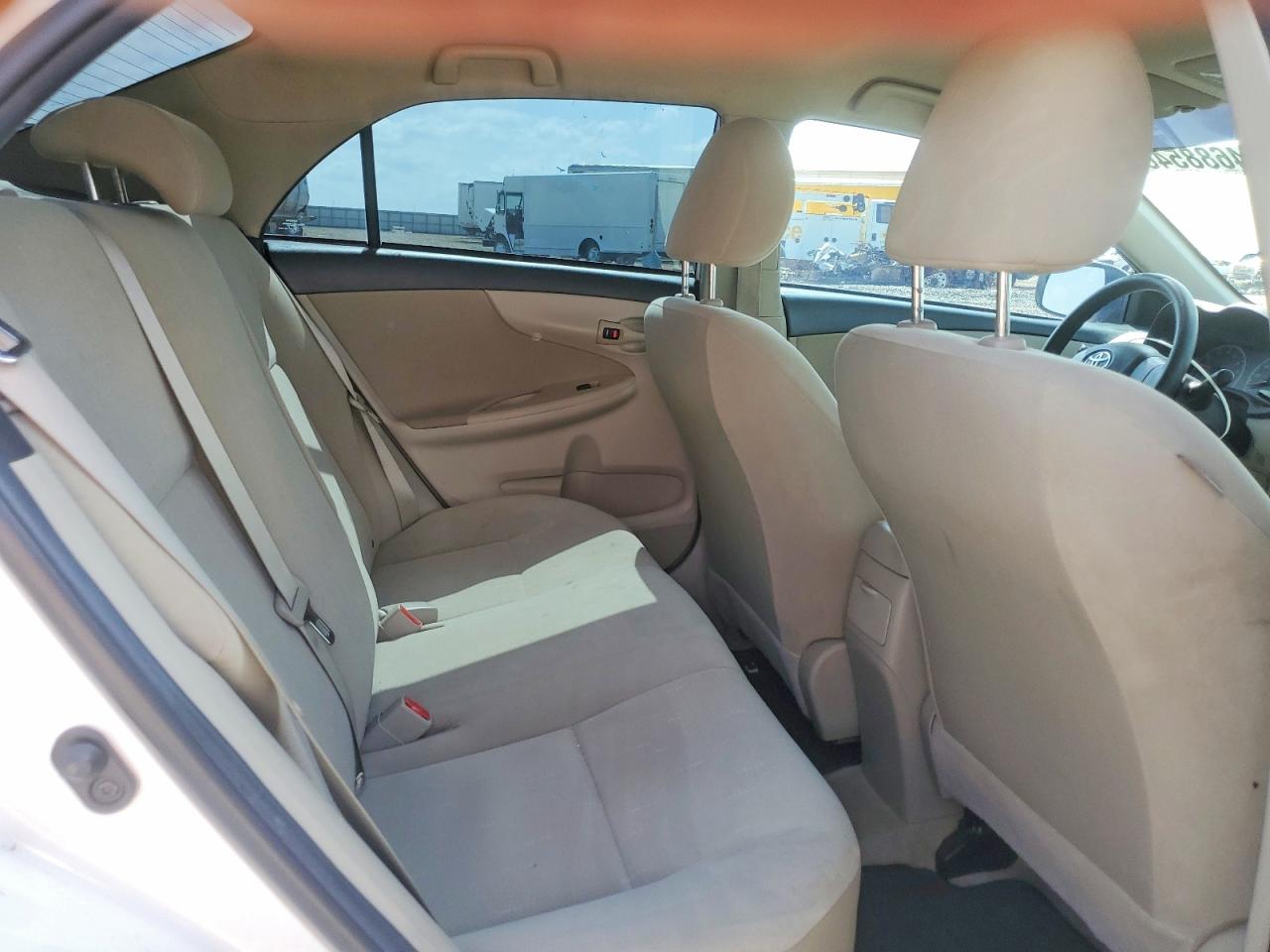2012 Toyota Corolla L White vin: 2T1BU4EE3CC838512