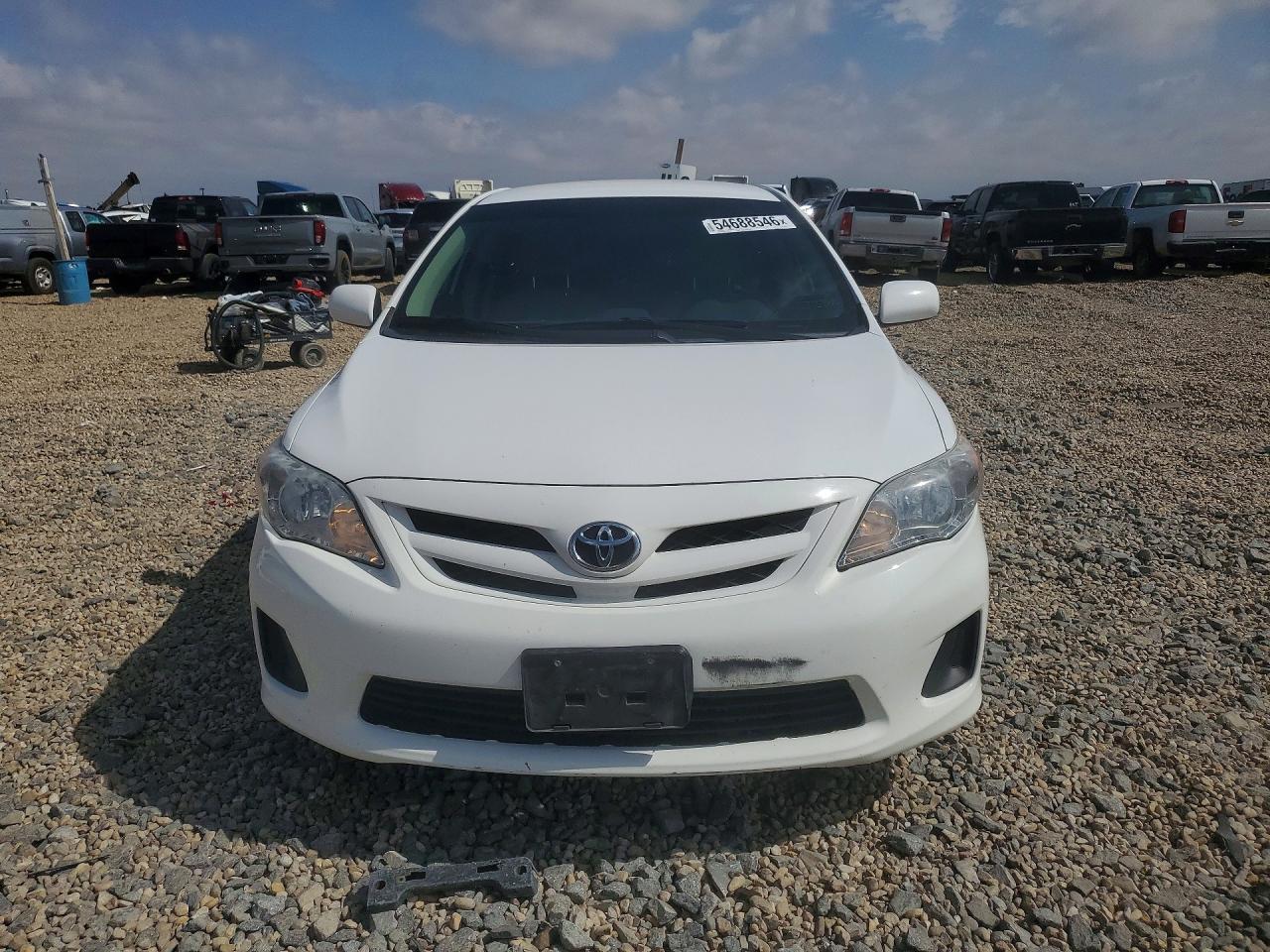 2012 Toyota Corolla L White vin: 2T1BU4EE3CC838512