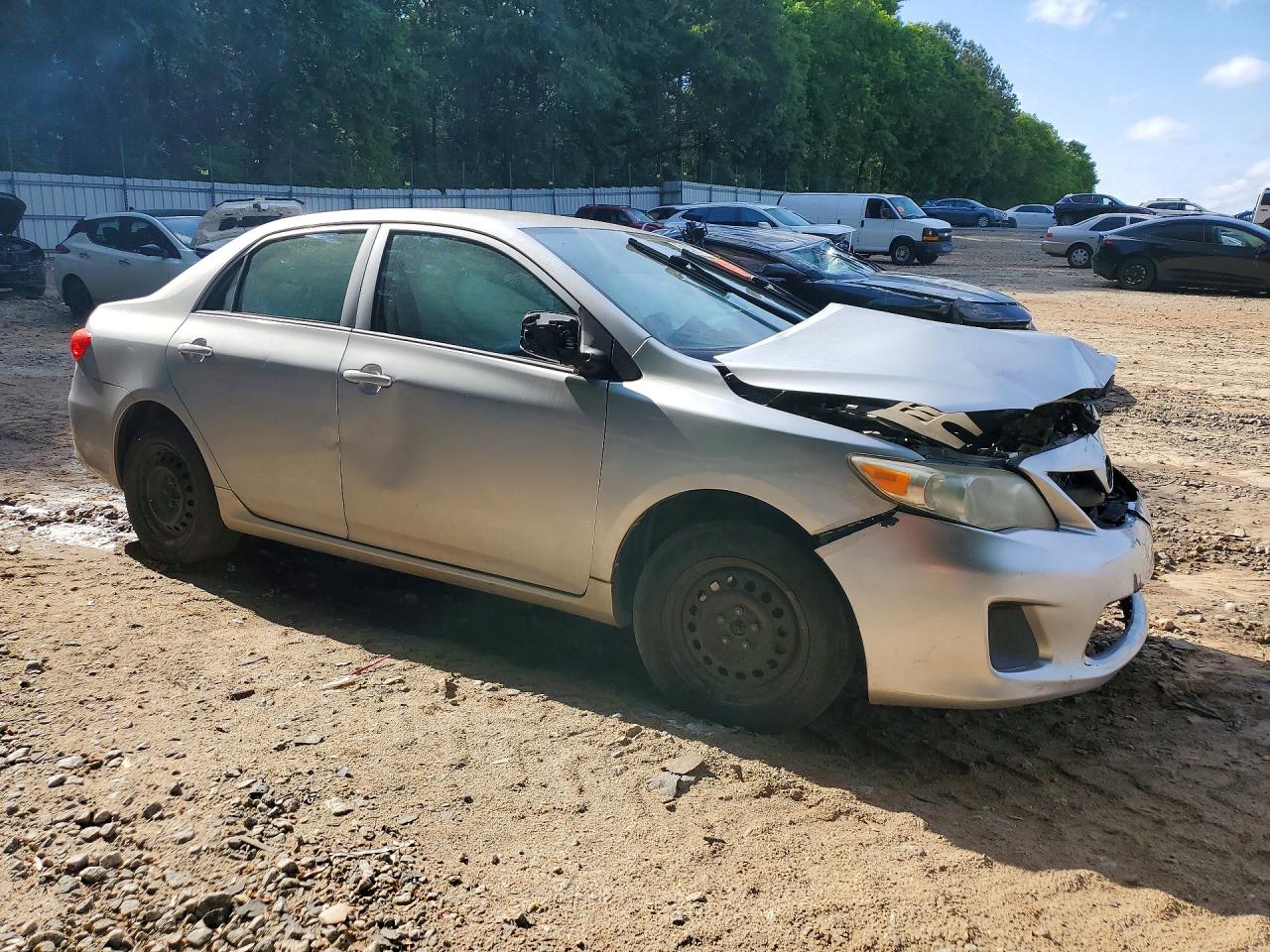 2012 Toyota Corolla L Silver vin: 2T1BU4EE3CC845587