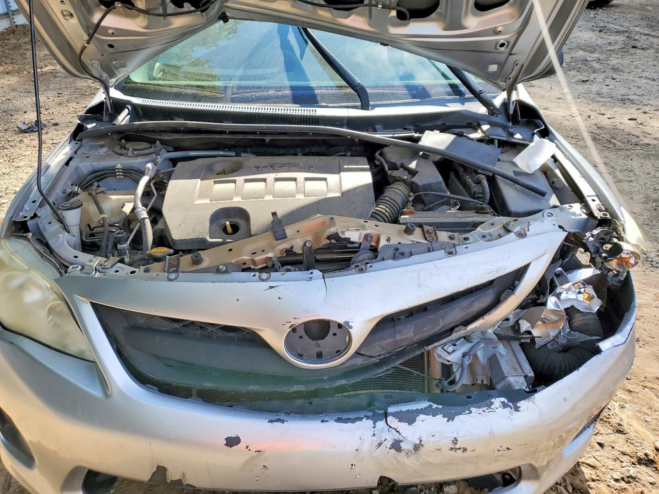 2012 Toyota Corolla L Silver vin: 2T1BU4EE3CC845587