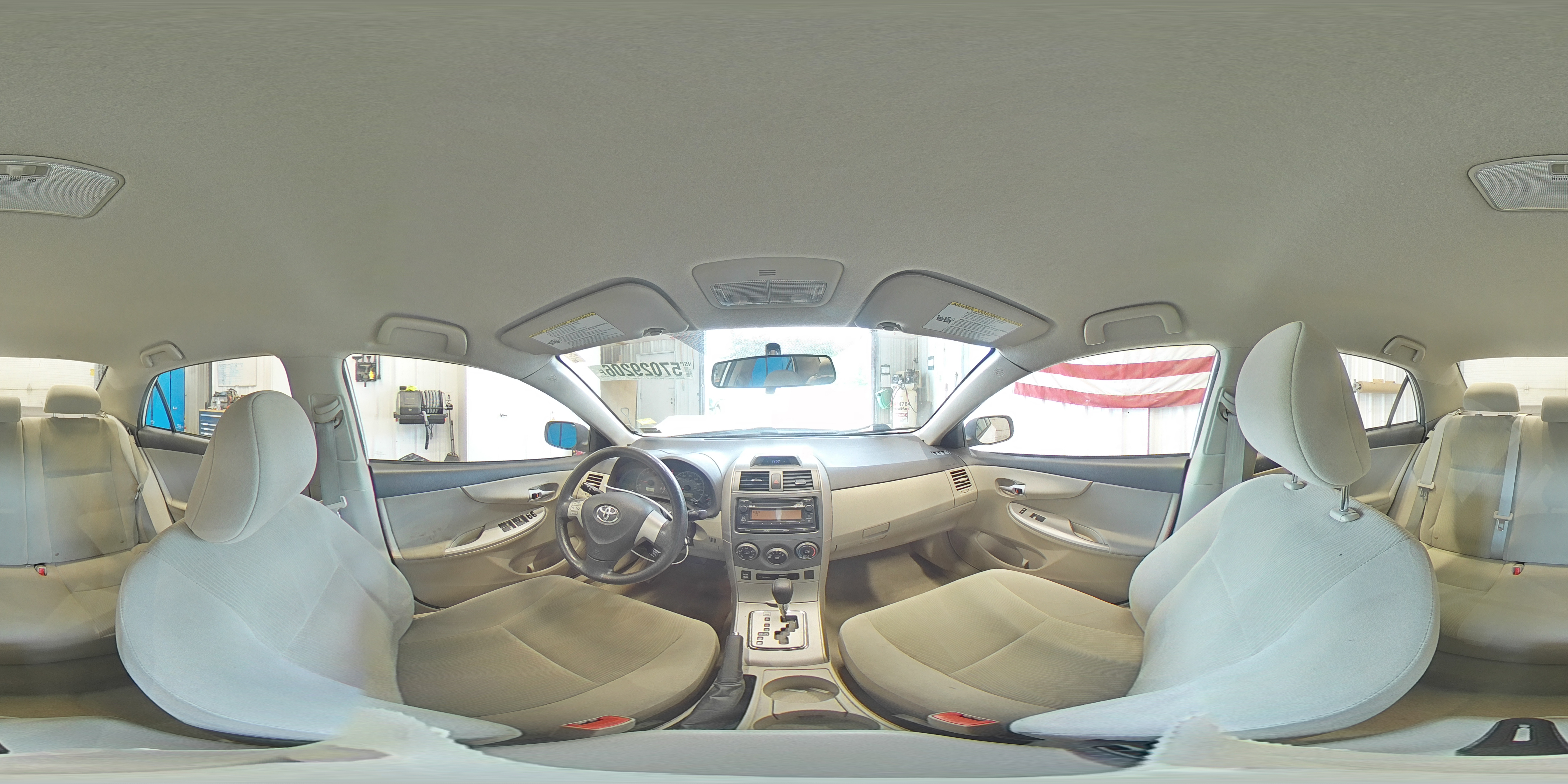2012 Toyota Corolla Le White vin: 2T1BU4EE3CC865693