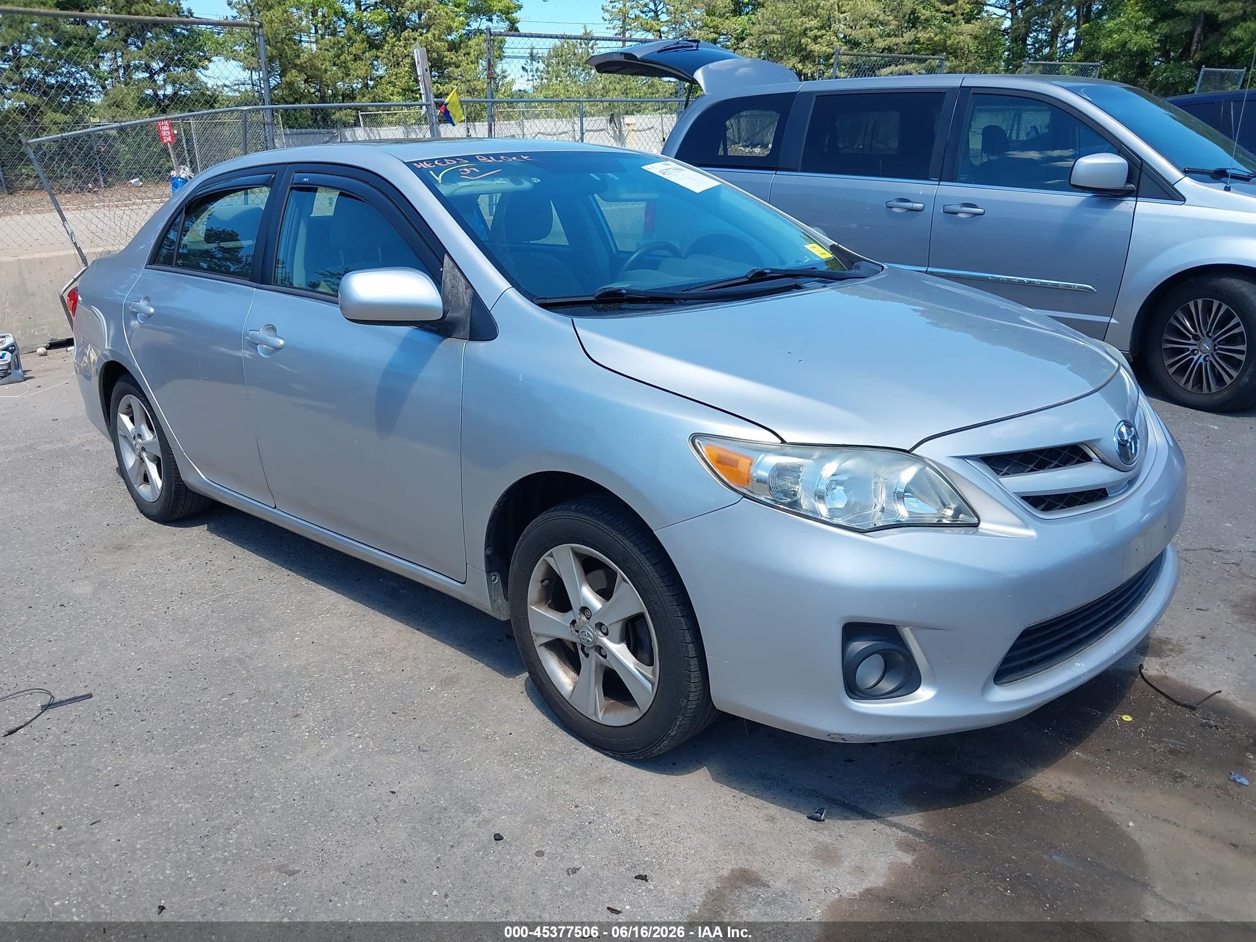 2012 Toyota Corolla Le Silver vin: 2T1BU4EE3CC867234