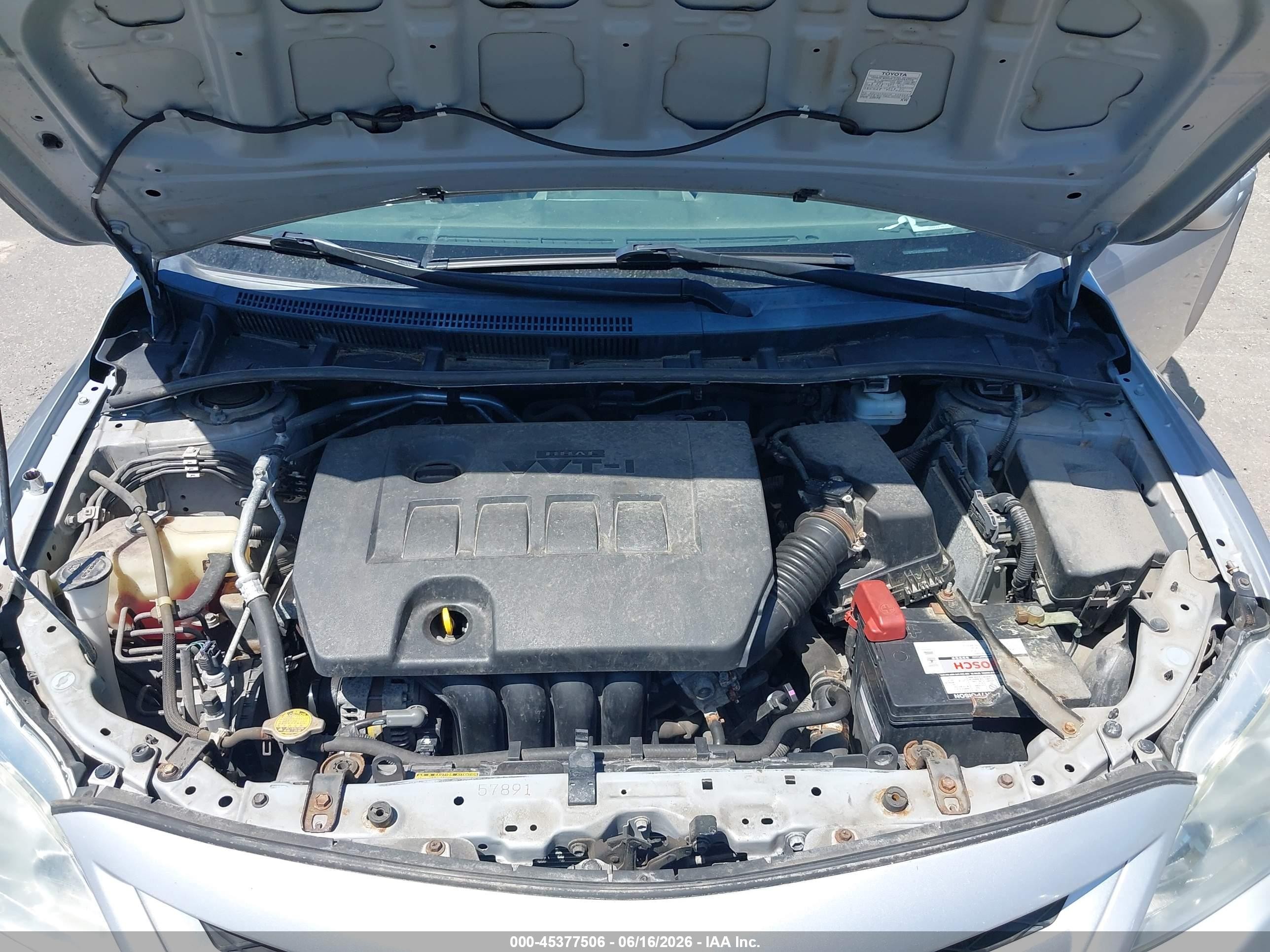 2012 Toyota Corolla Le Silver vin: 2T1BU4EE3CC867234