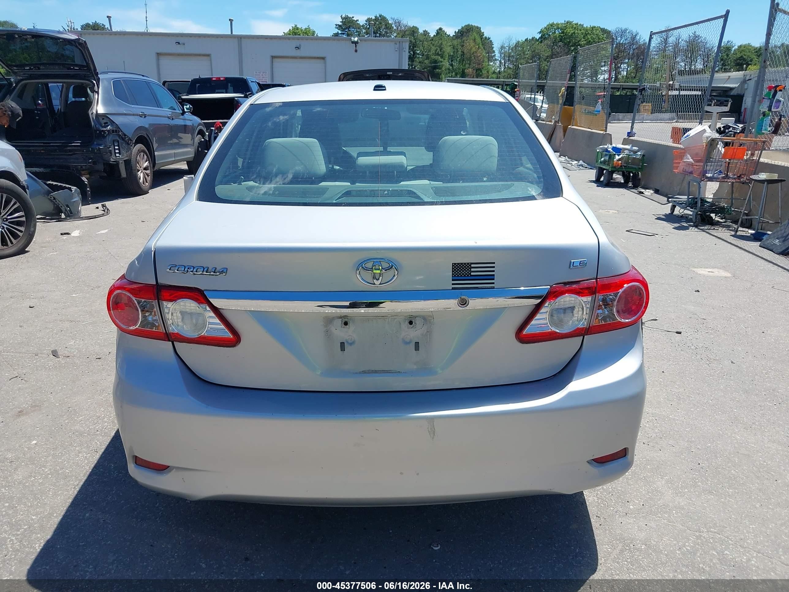 2012 Toyota Corolla Le Silver vin: 2T1BU4EE3CC867234