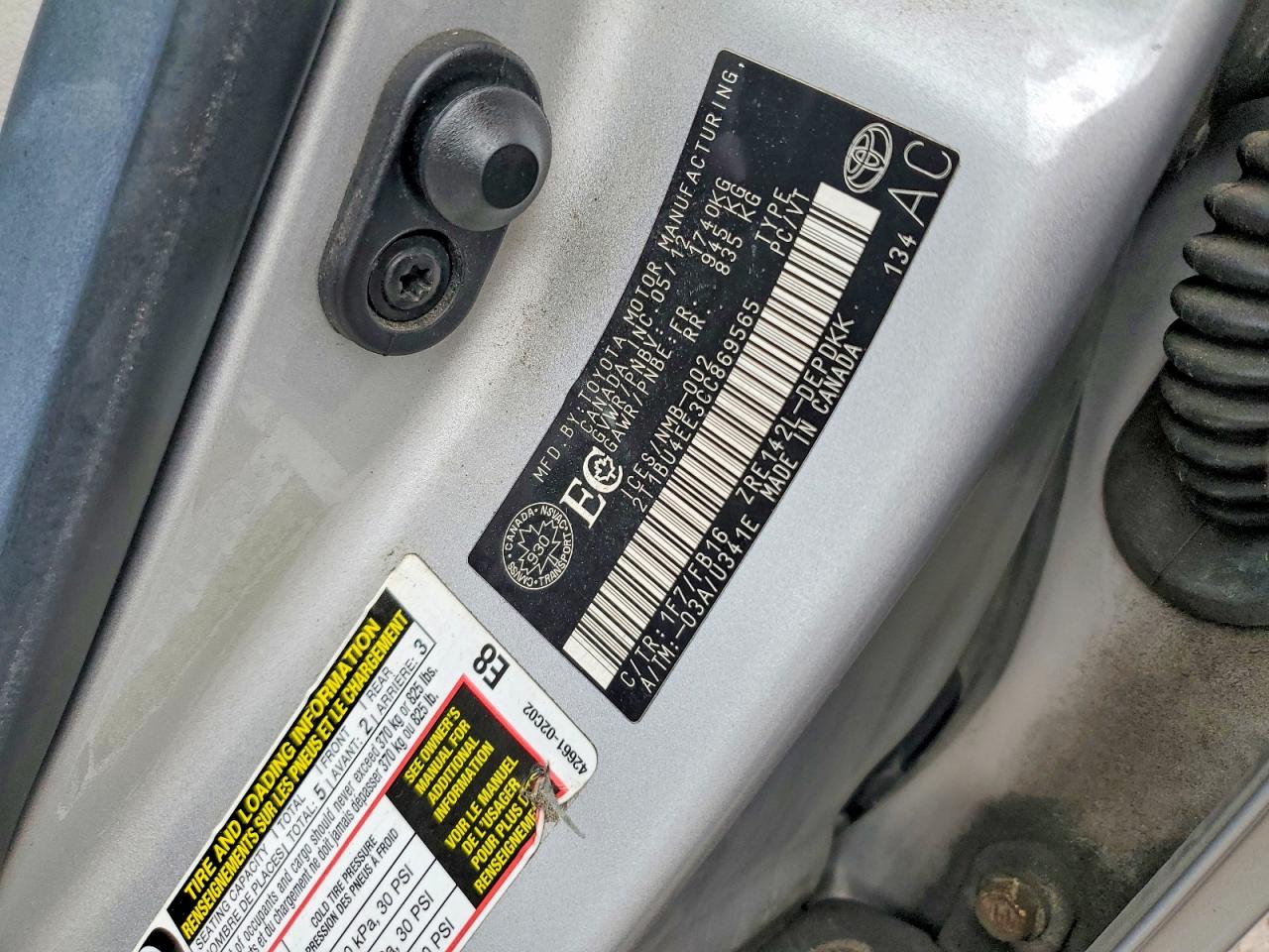 2012 Toyota Corolla L Silver vin: 2T1BU4EE3CC869565