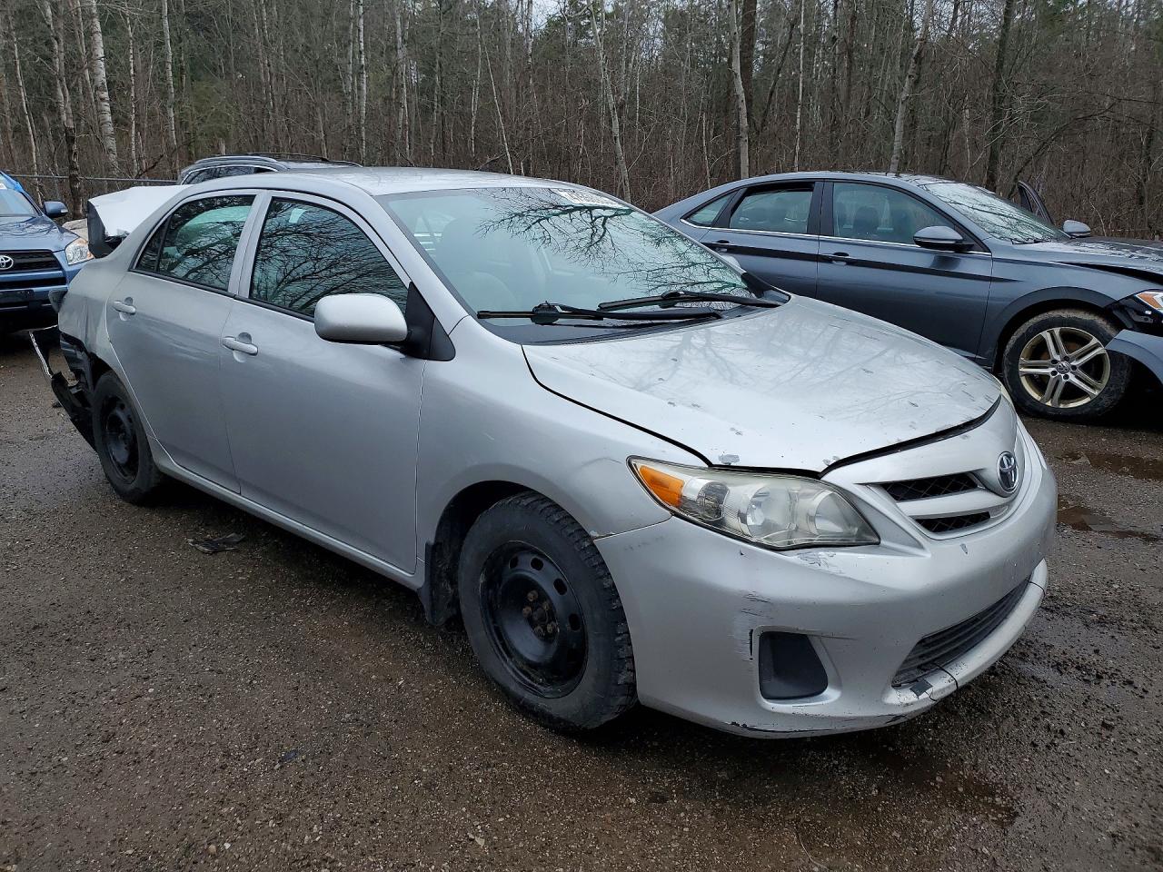 2012 Toyota Corolla L Silver vin: 2T1BU4EE3CC869565