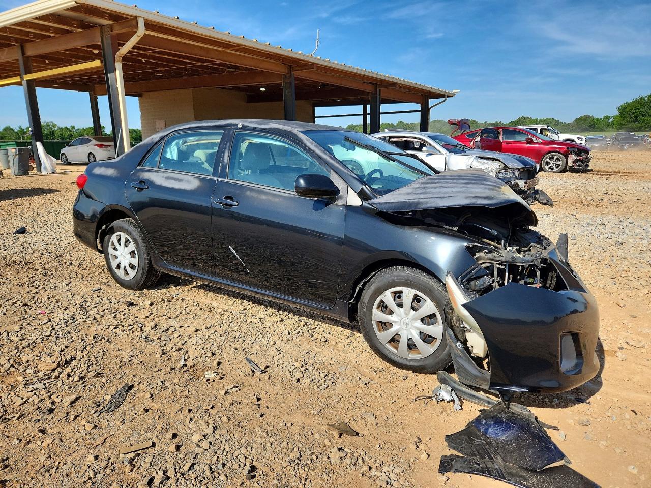 2012 Toyota Corolla L Black vin: 2T1BU4EE3CC881165