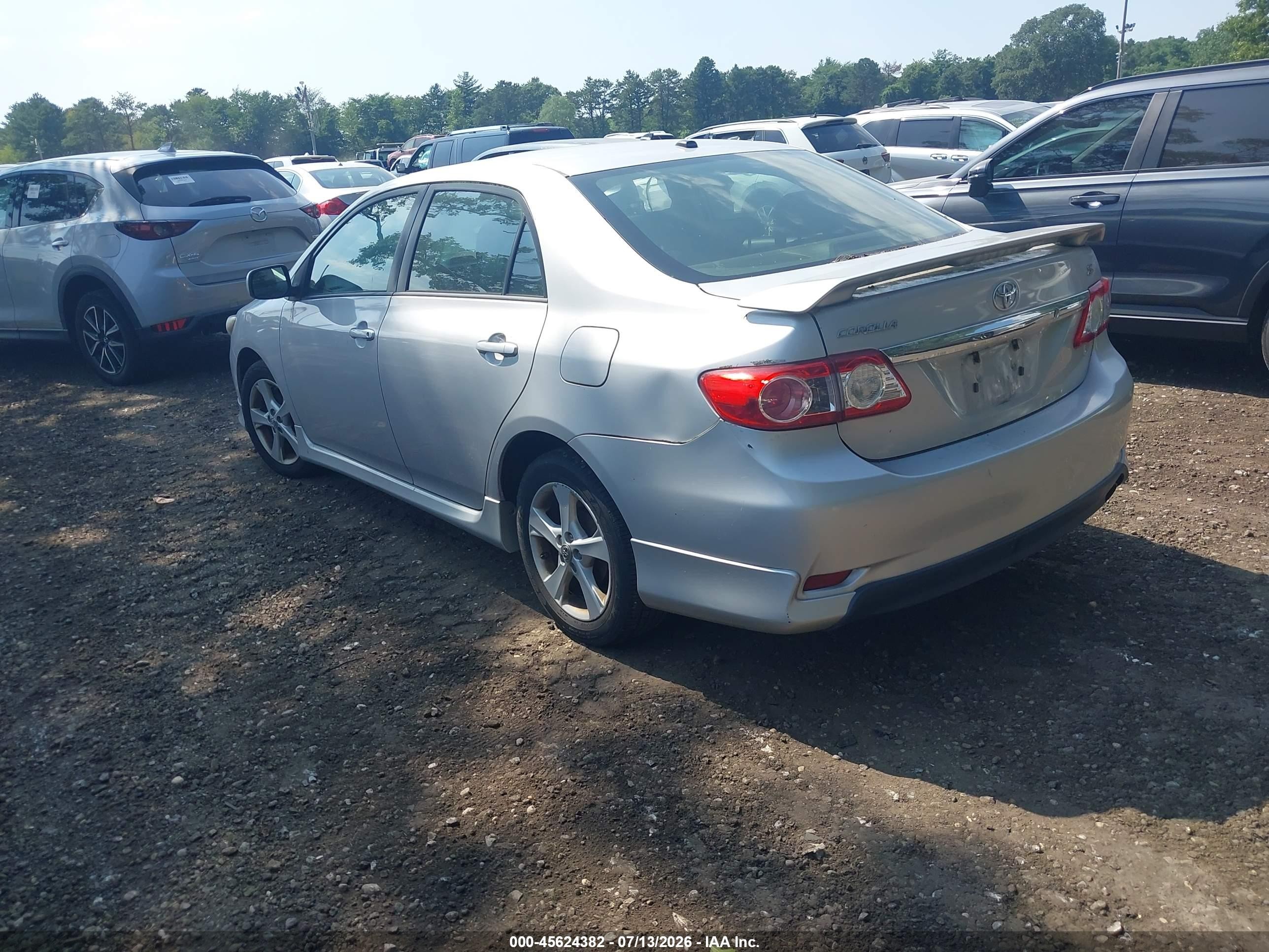 2012 Toyota Corolla S Gray vin: 2T1BU4EE3CC881540