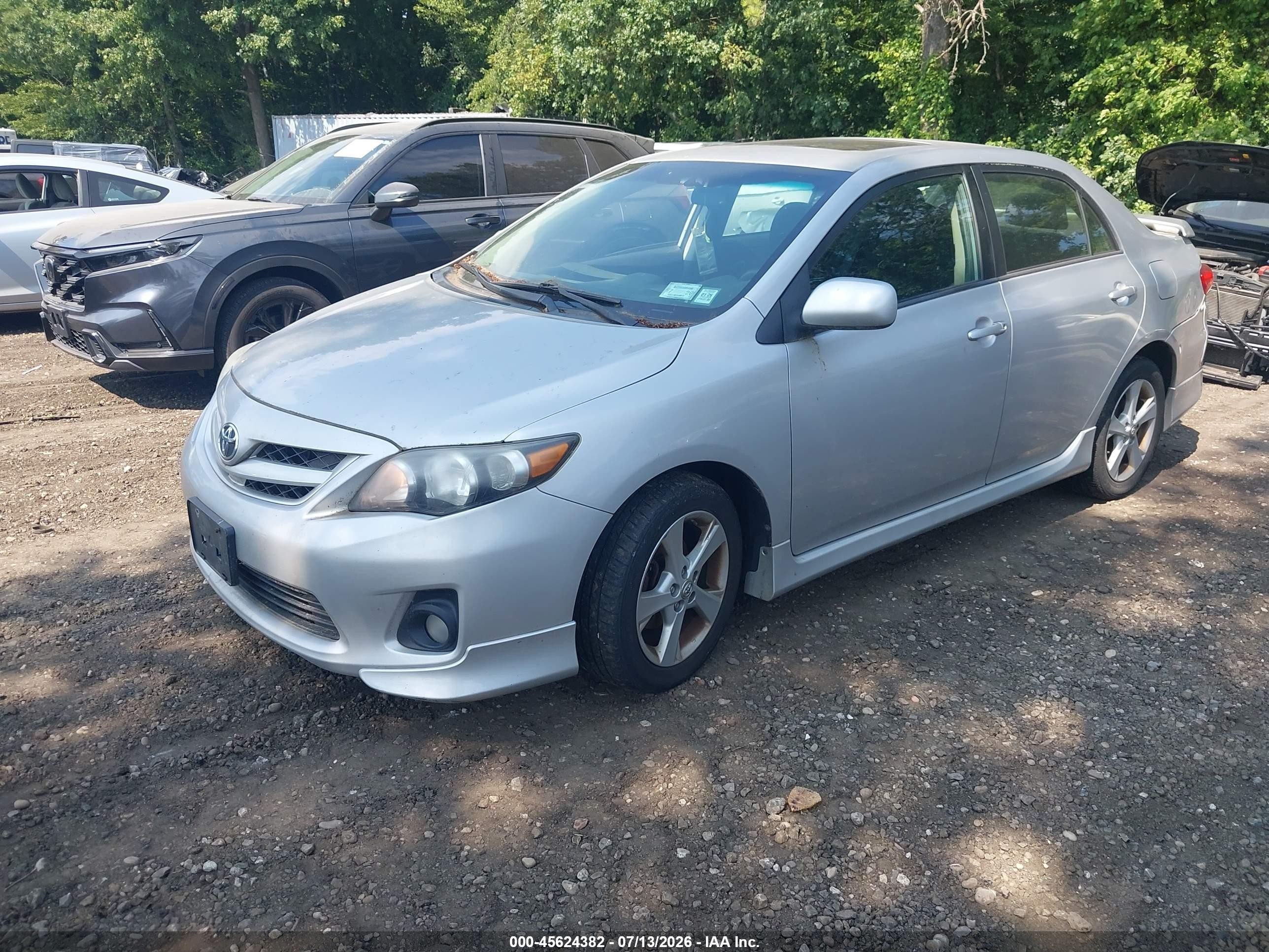 2012 Toyota Corolla S Gray vin: 2T1BU4EE3CC881540