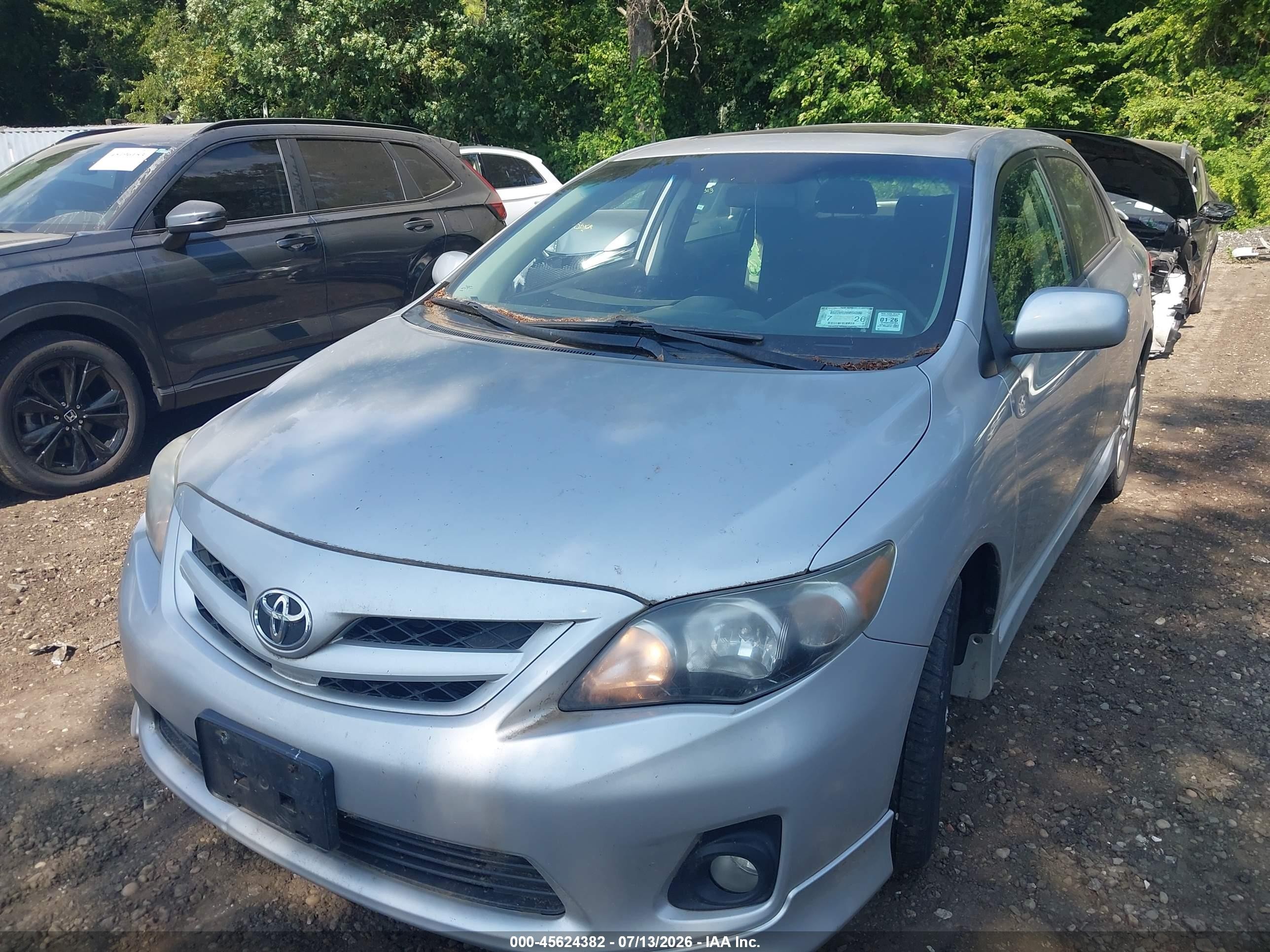 2012 Toyota Corolla S Gray vin: 2T1BU4EE3CC881540
