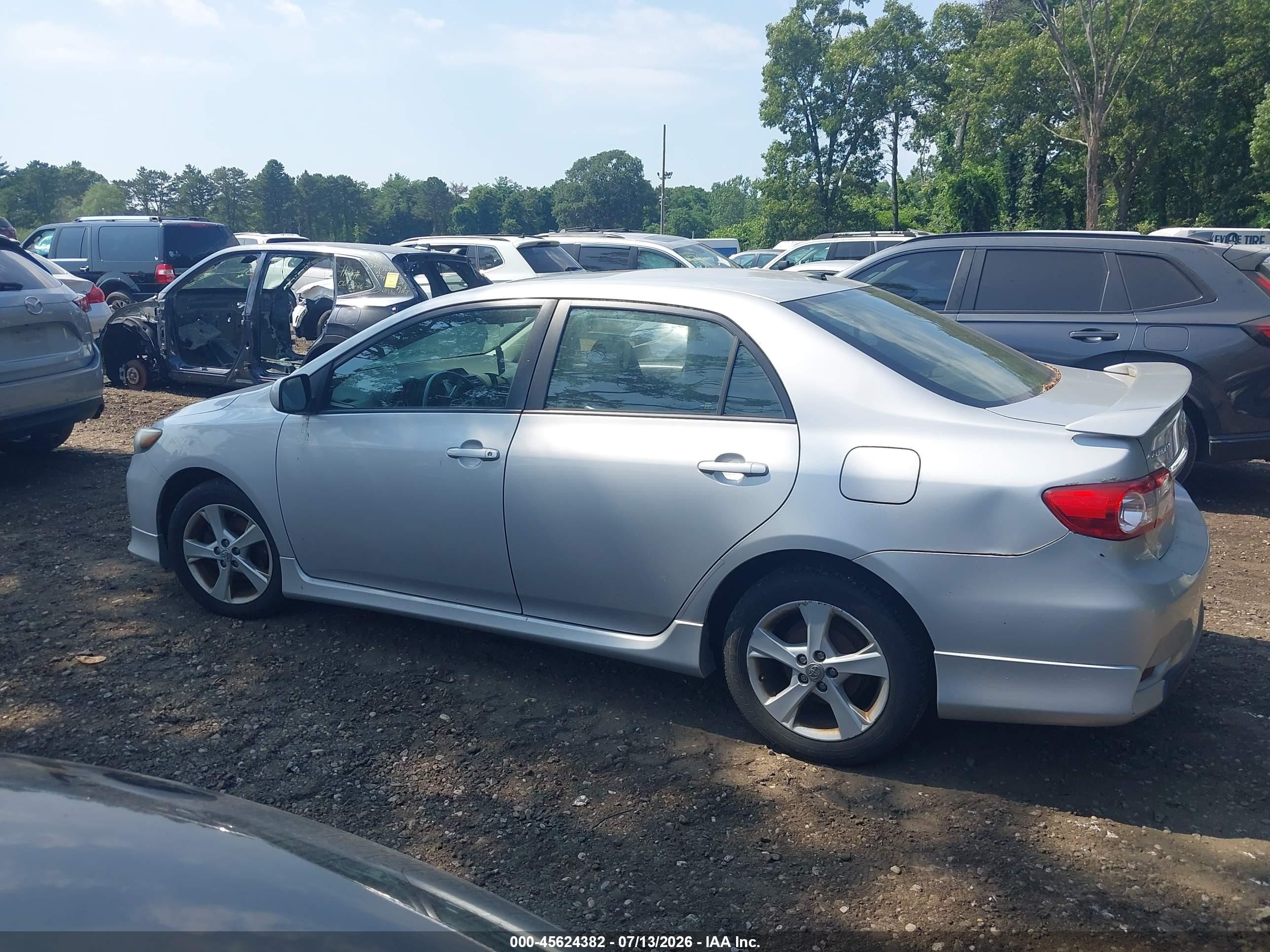 2012 Toyota Corolla S Gray vin: 2T1BU4EE3CC881540