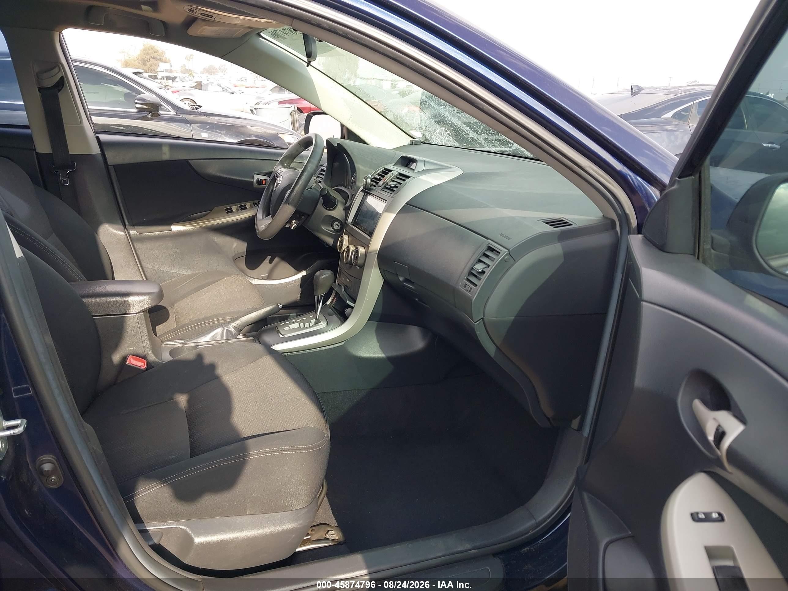 2012 Toyota Corolla S Blue vin: 2T1BU4EE3CC887824