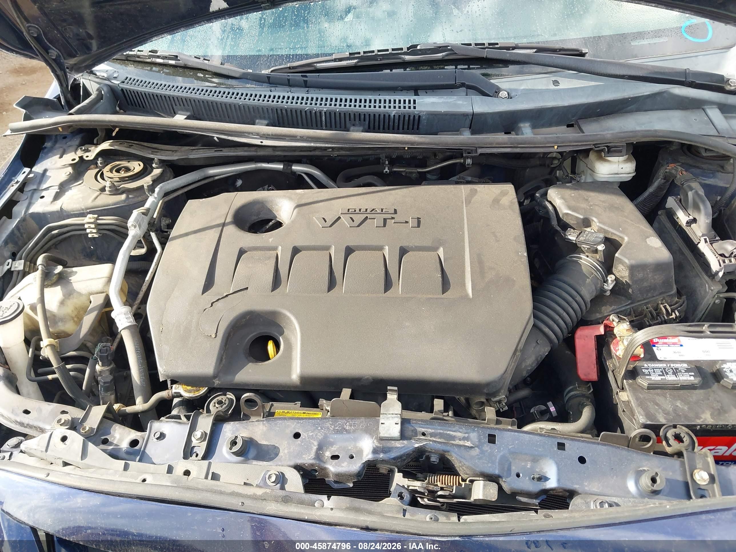 2012 Toyota Corolla S Blue vin: 2T1BU4EE3CC887824