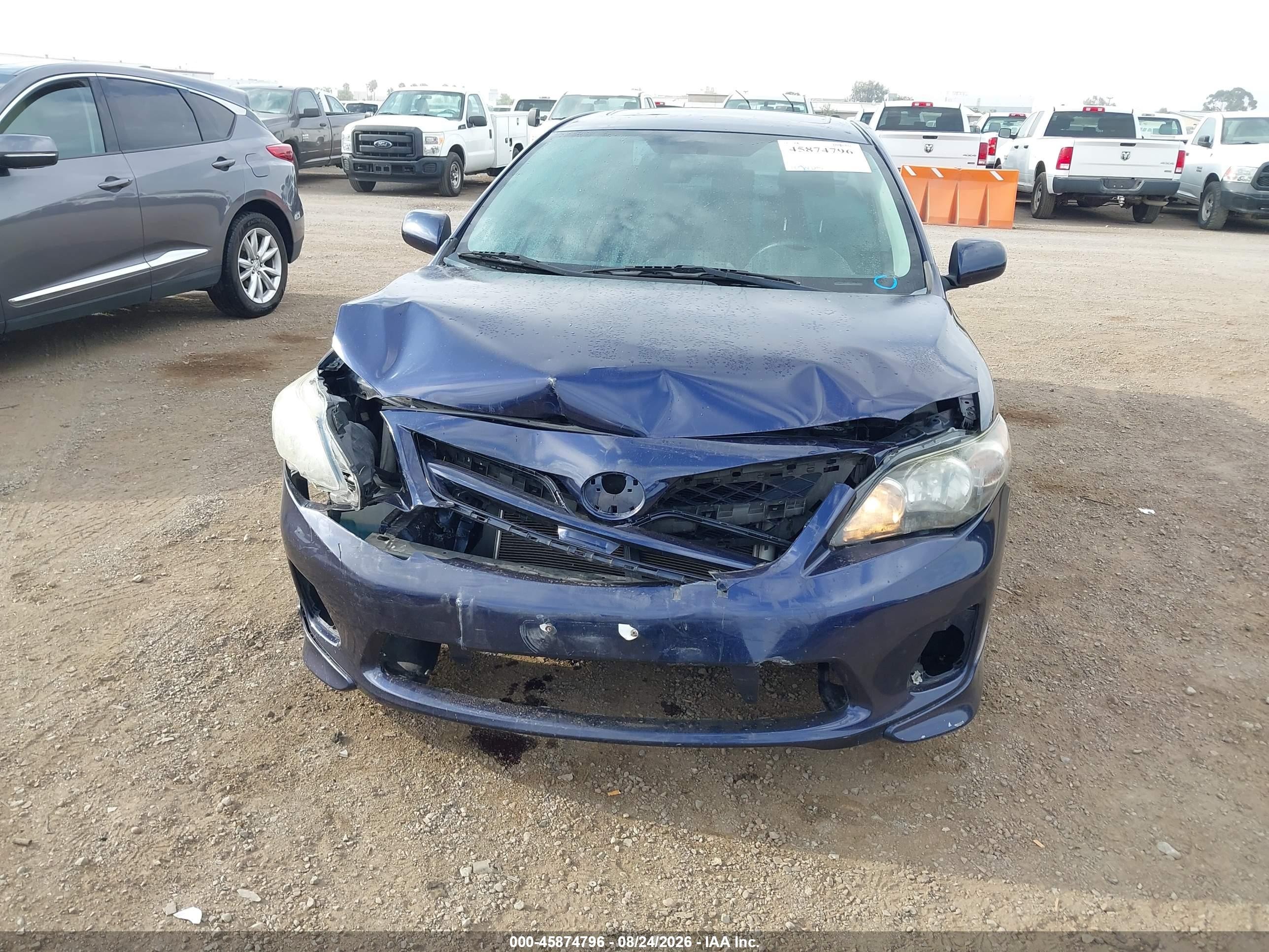 2012 Toyota Corolla S Blue vin: 2T1BU4EE3CC887824