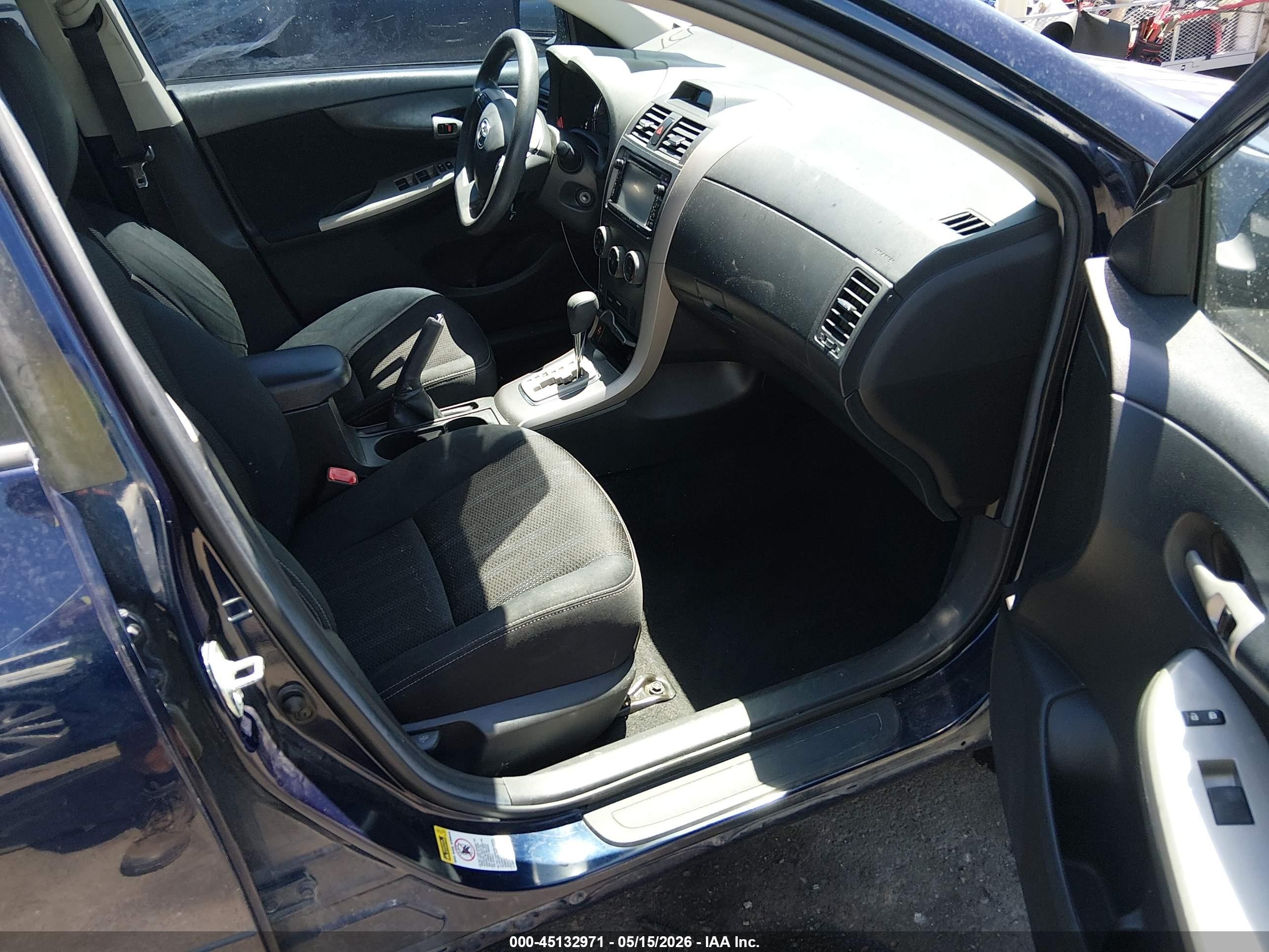 2012 Toyota Corolla S Blue vin: 2T1BU4EE3CC887869