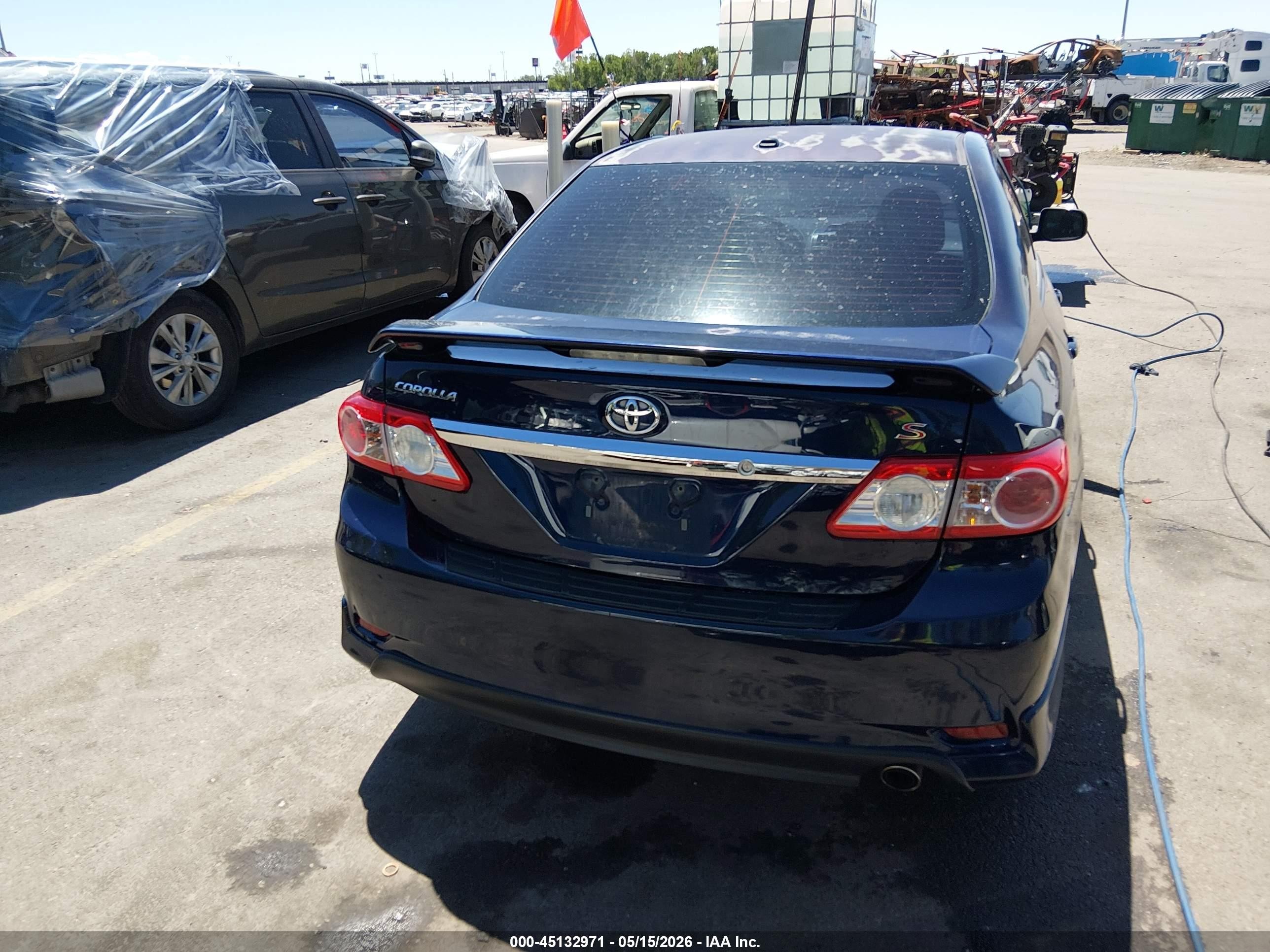 2012 Toyota Corolla S Blue vin: 2T1BU4EE3CC887869