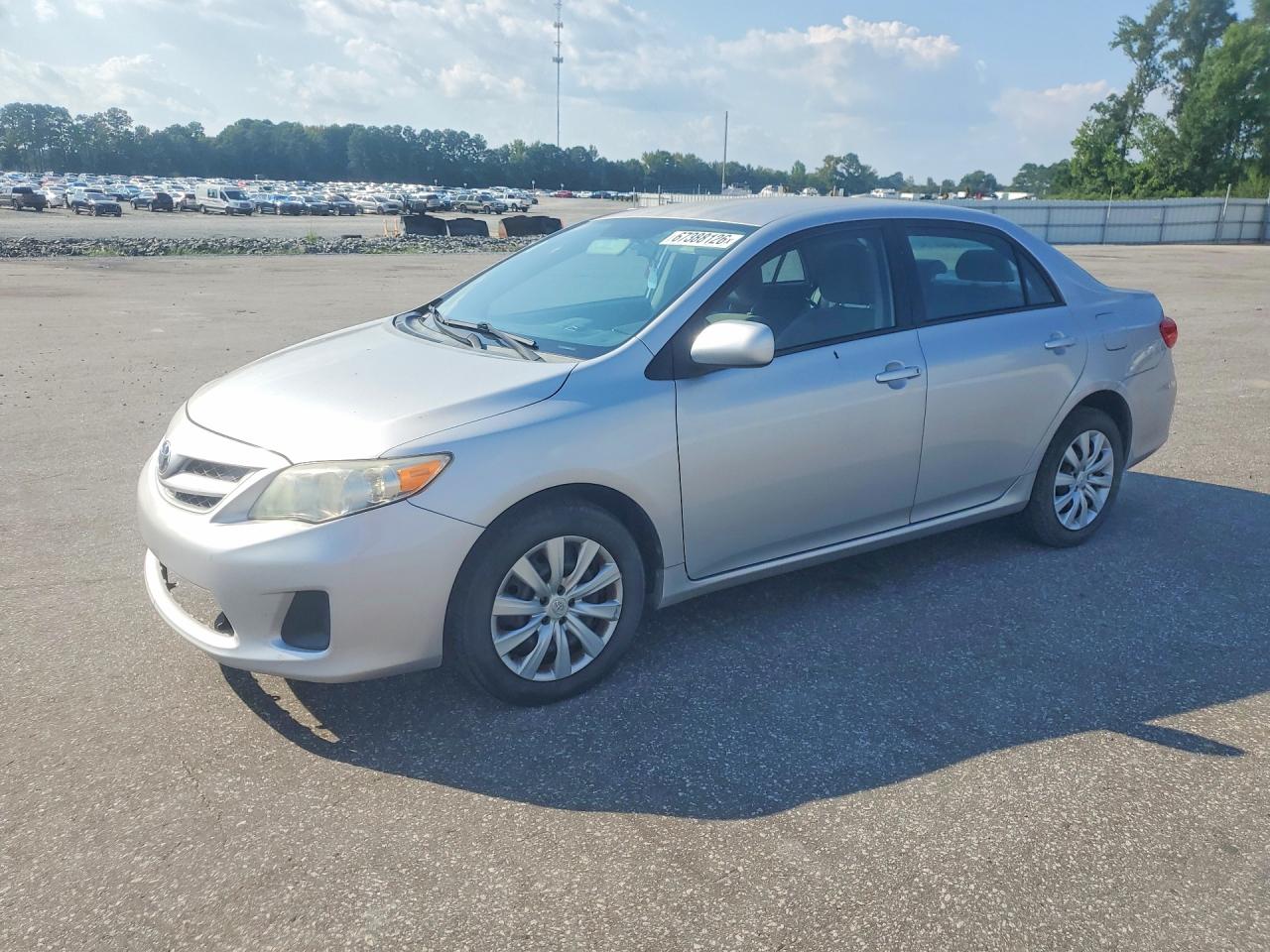2012 Toyota Corolla Le Silver vin: 2T1BU4EE3CC891808