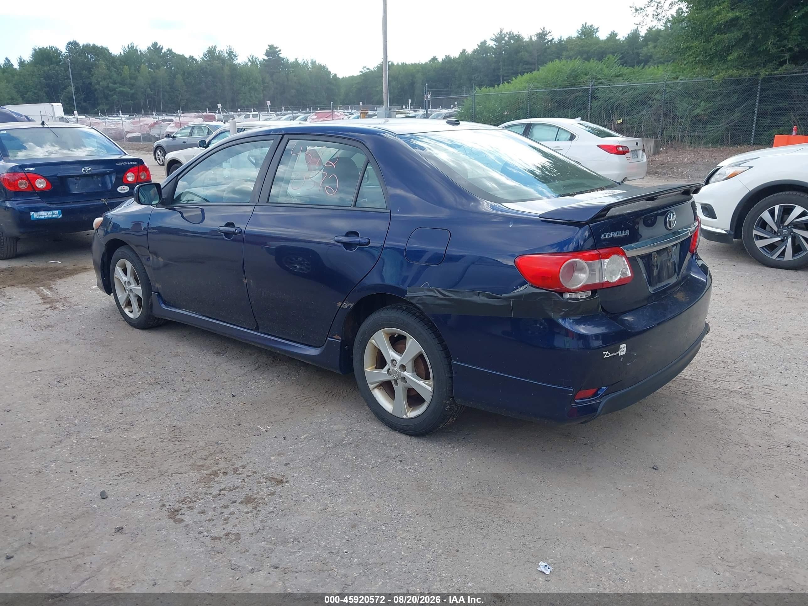 2012 Toyota Corolla S Purple vin: 2T1BU4EE3CC895597